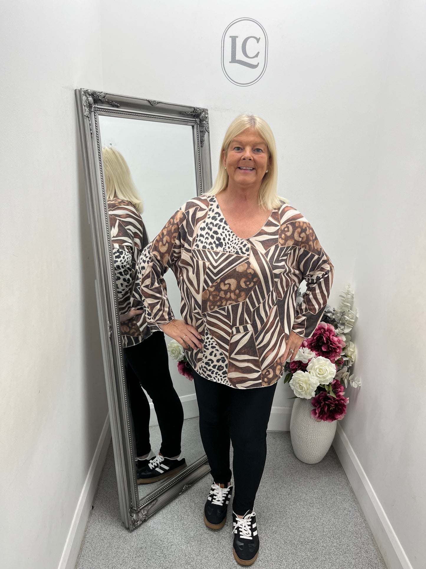 Aztec Printed Top in 6 colours