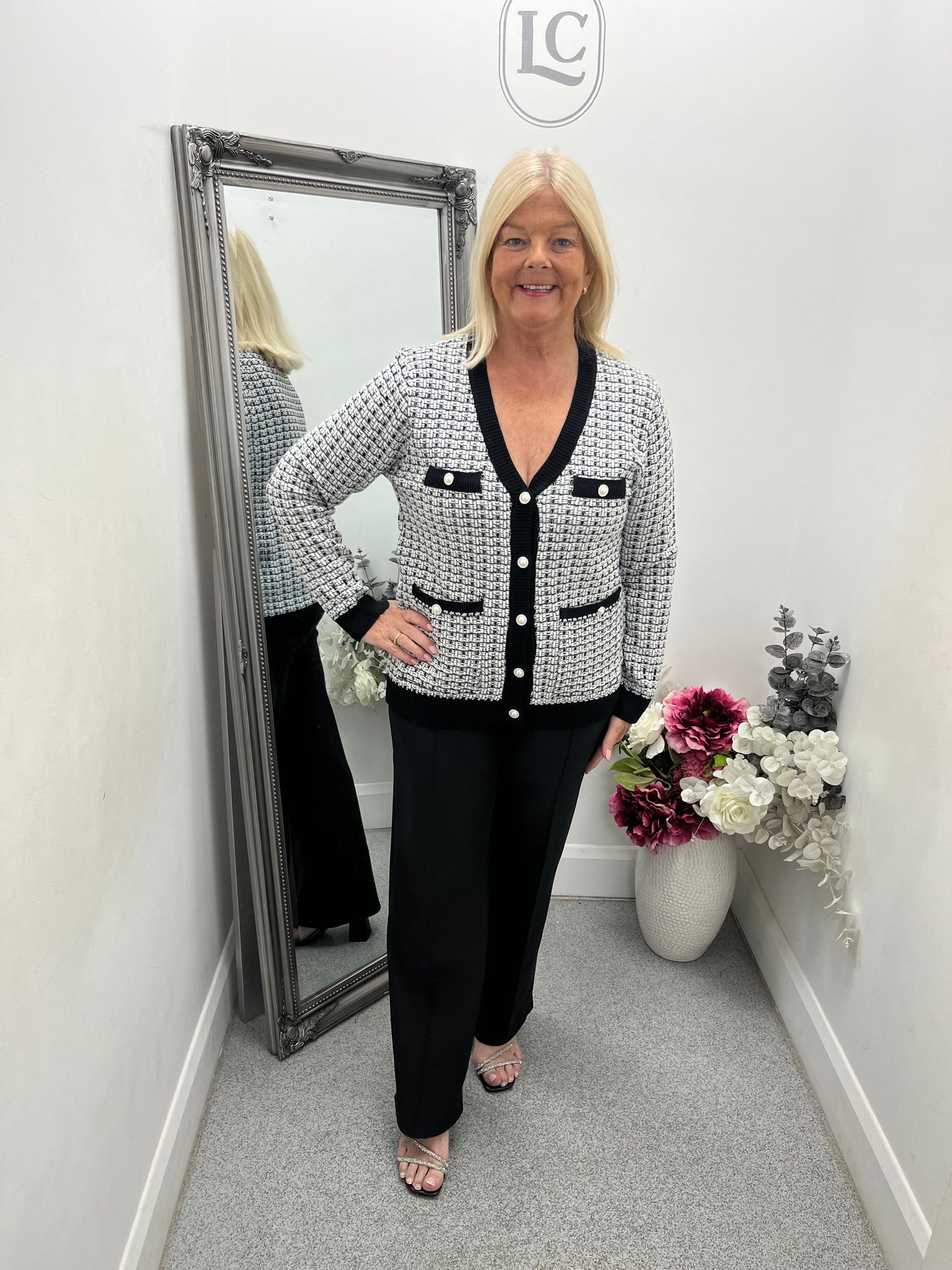 Chloe V Neck Cardigan in 2 colours