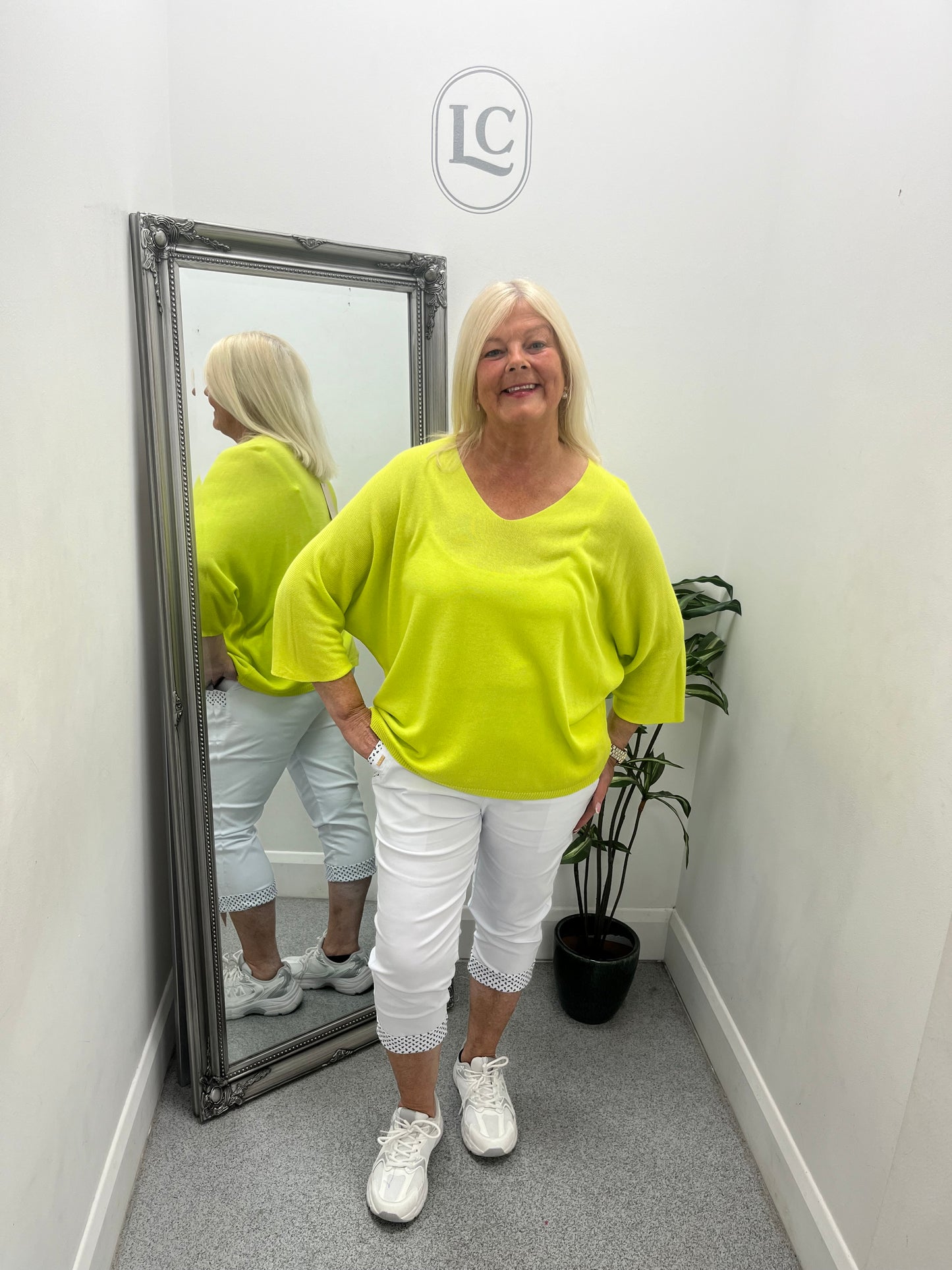 3/4 Trousers with printed Turn Up in 9 colours
