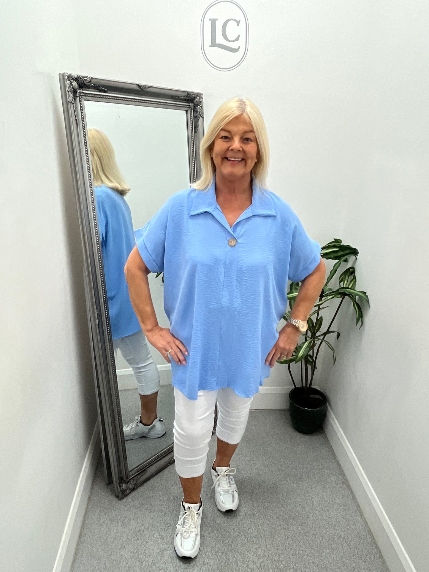 Short Sleeve Collar Shirt