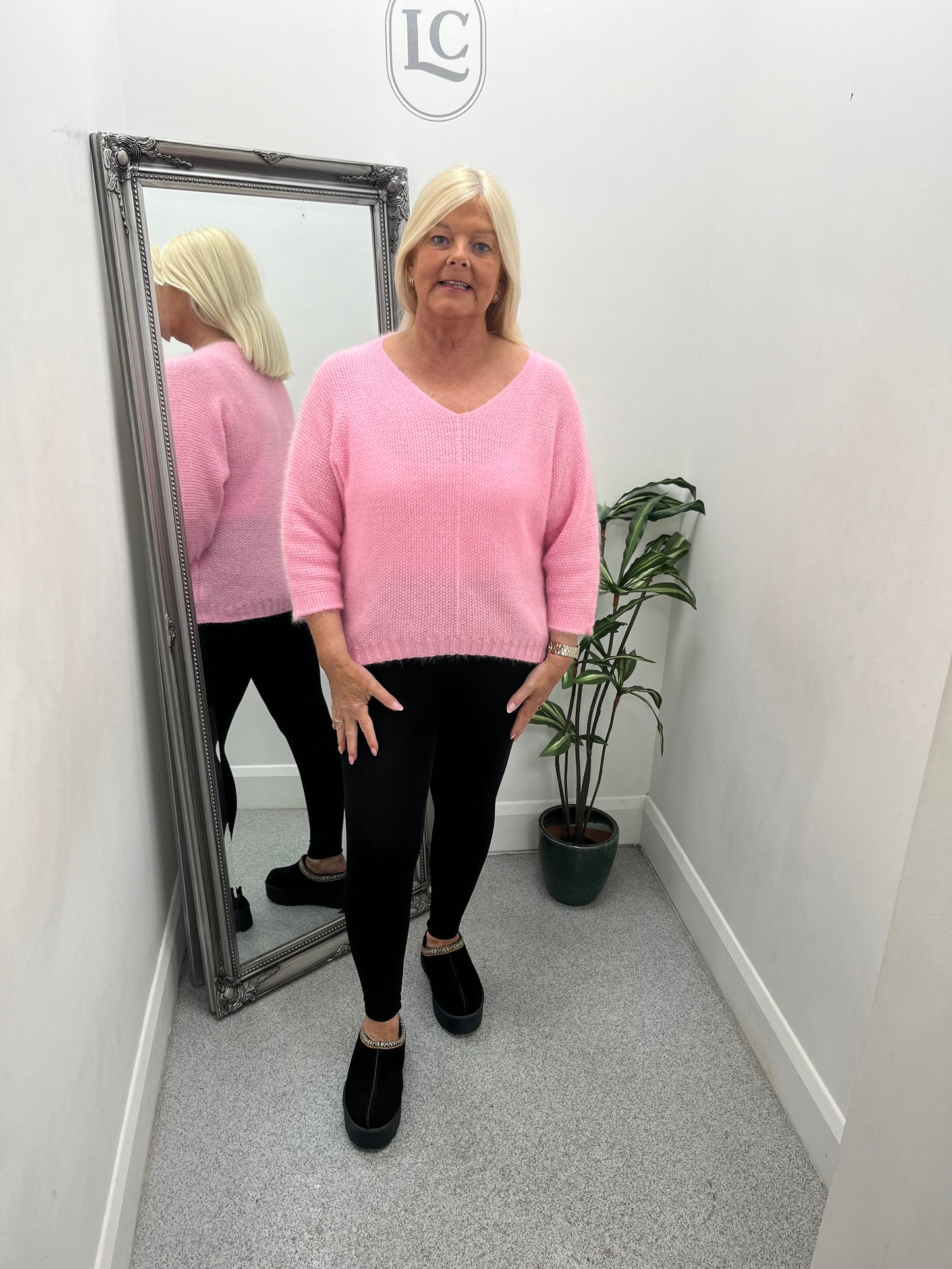 V Neck Soft Knit Jumper