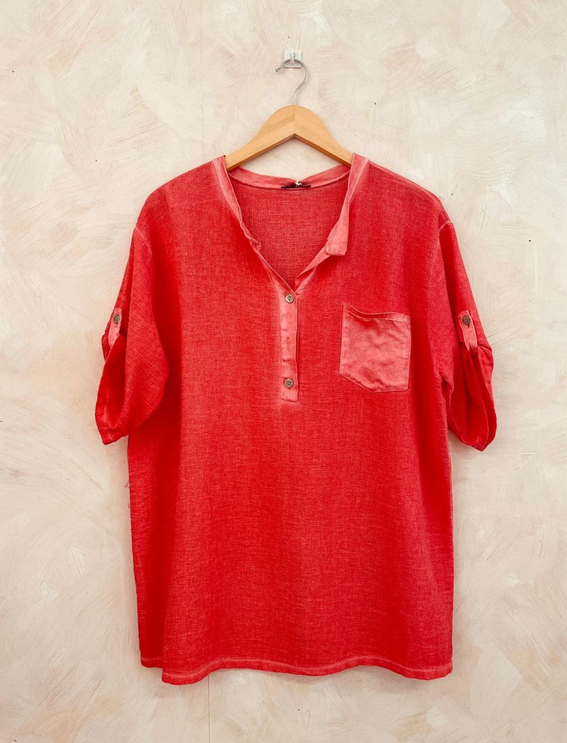 Mandarin Collar Shirt