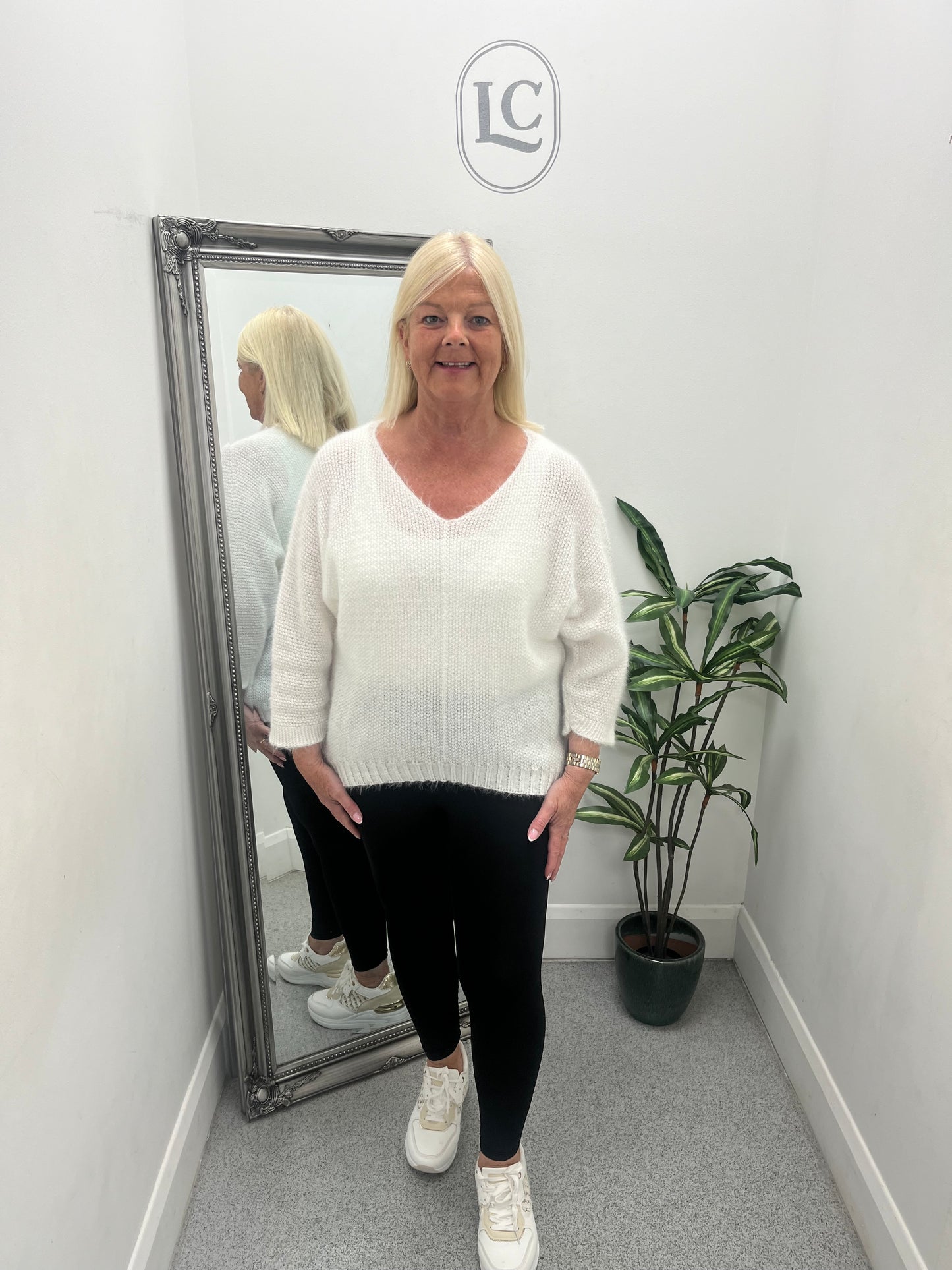 V Neck Soft Knit Jumper