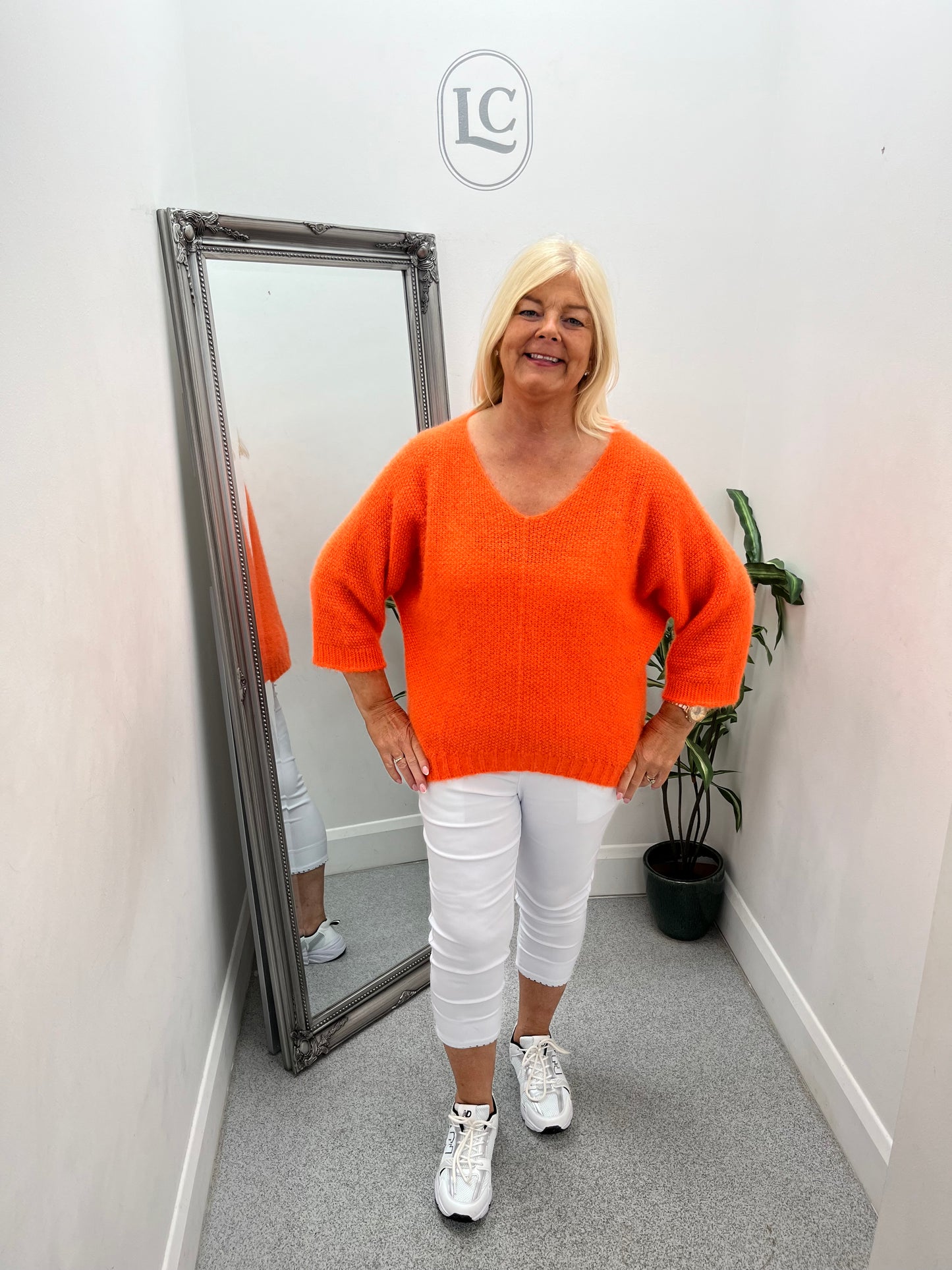 V Neck Soft Knit Jumper