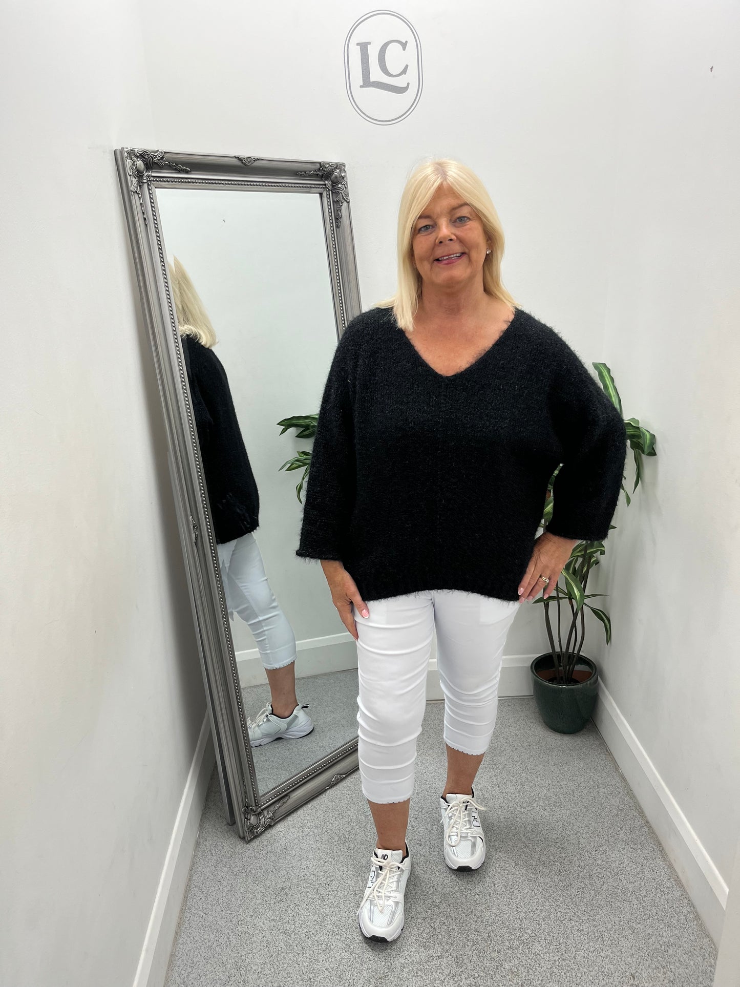 V Neck Soft Knit Jumper