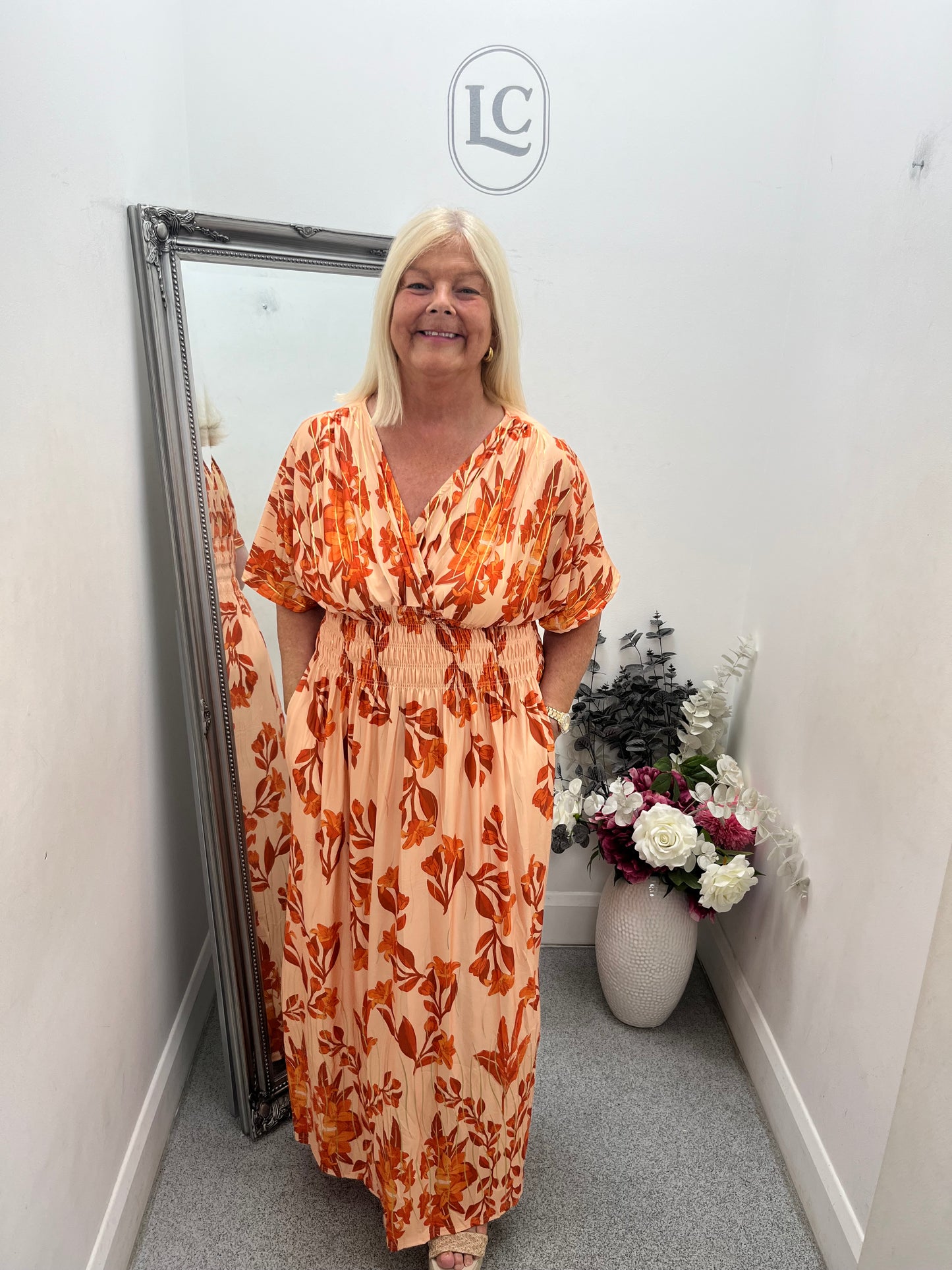 Gillian in orange