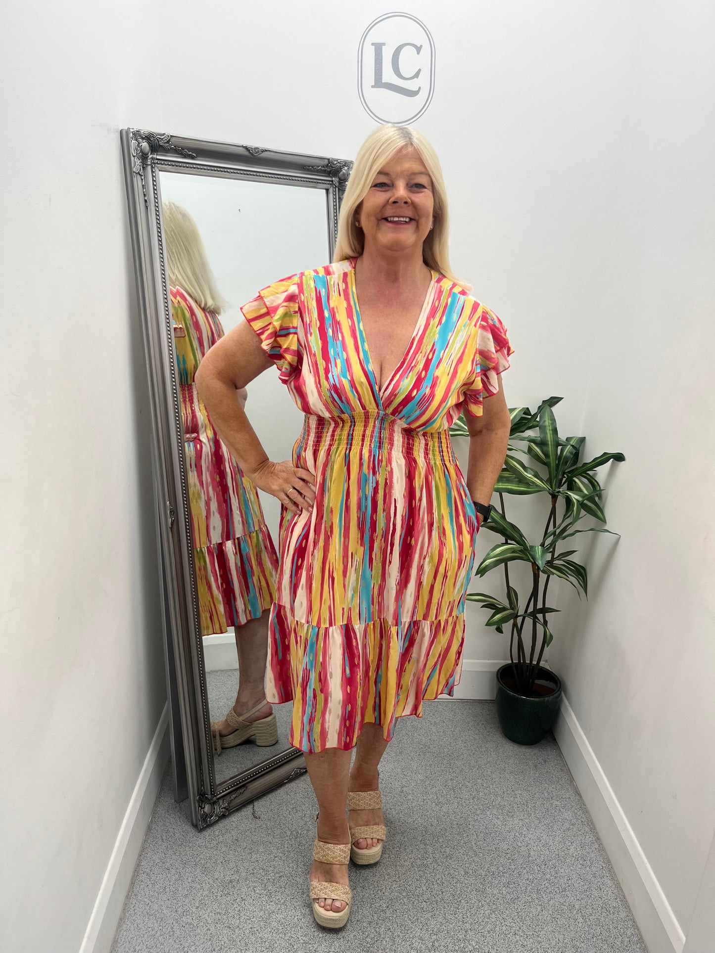 Sarah Bardot Dress in 3 colours