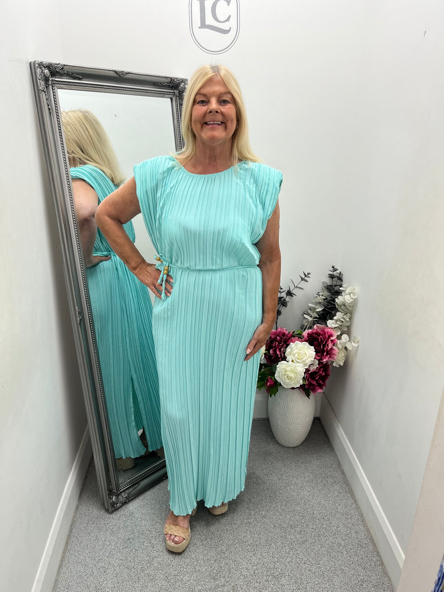 Pleated Maxi Dress in 7 colours