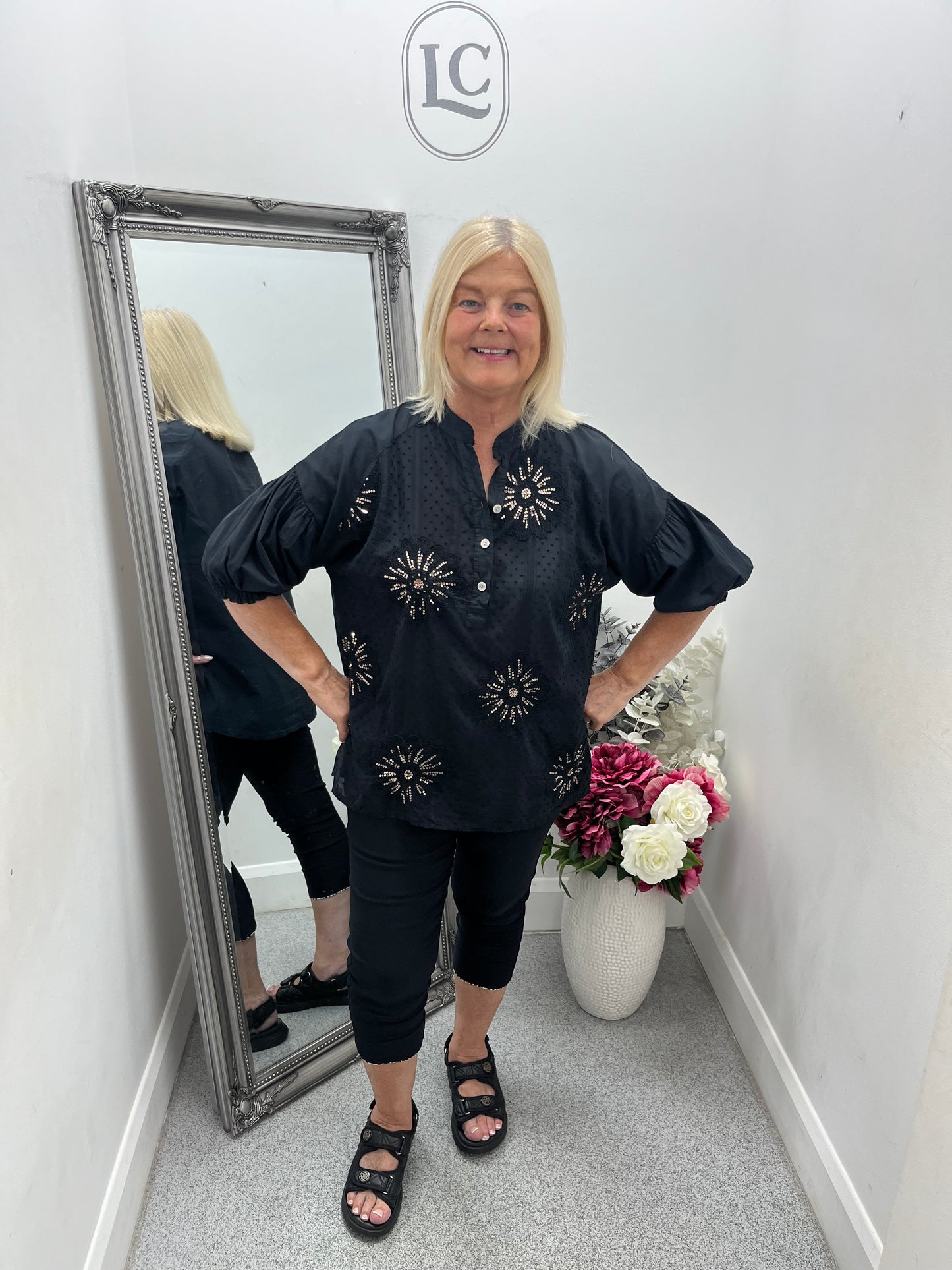 Sequin Front Shirt 5 colours