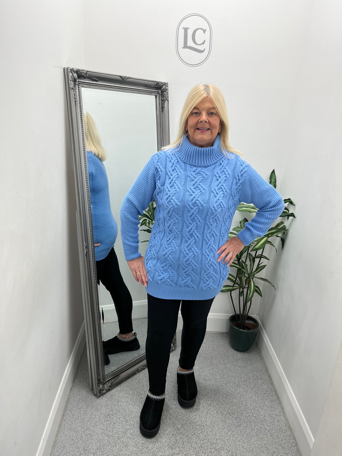 Cowl Neck Cable Jumper 3 colours