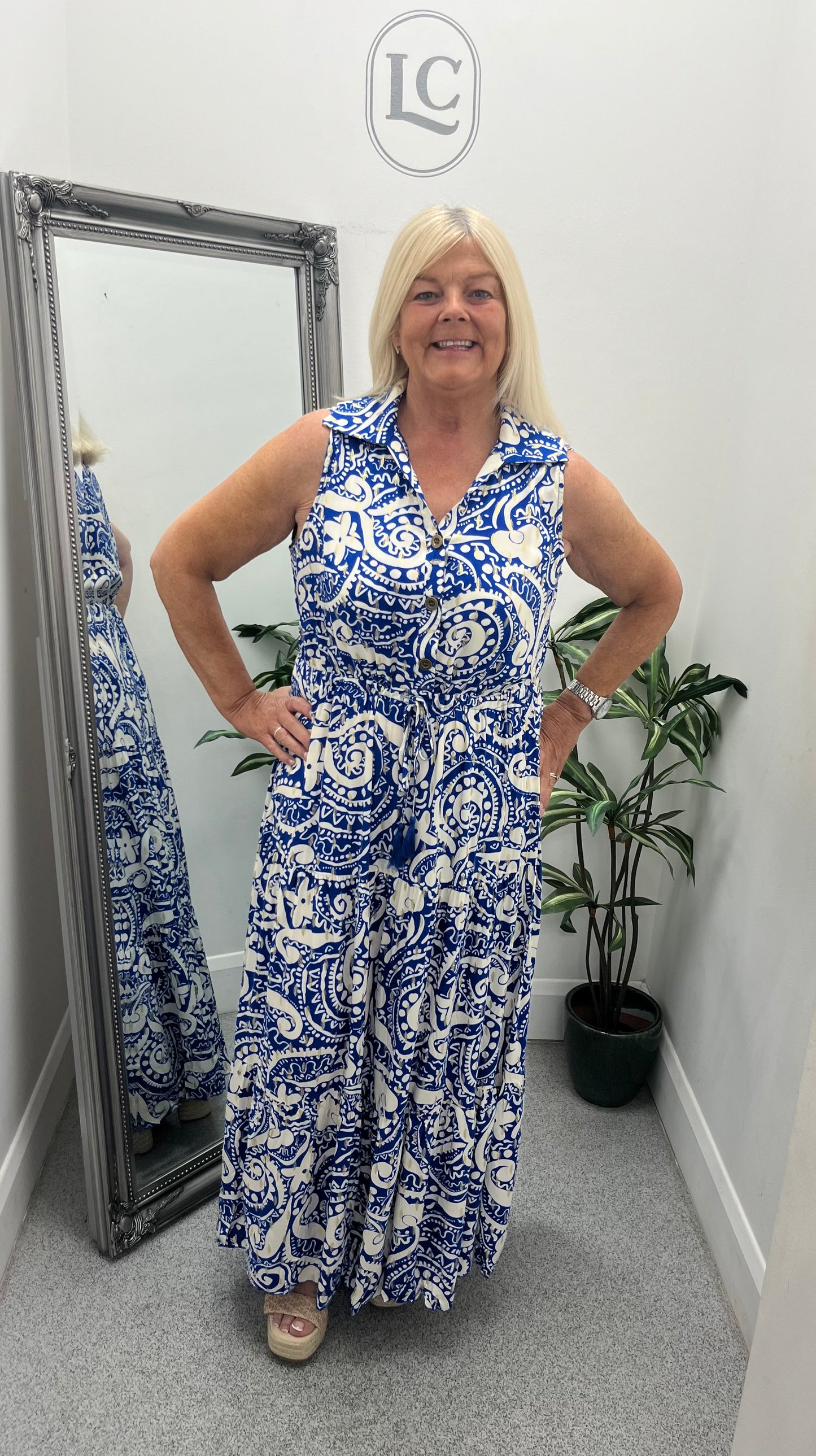 Sleeveless Collar Maxi in 5 colours