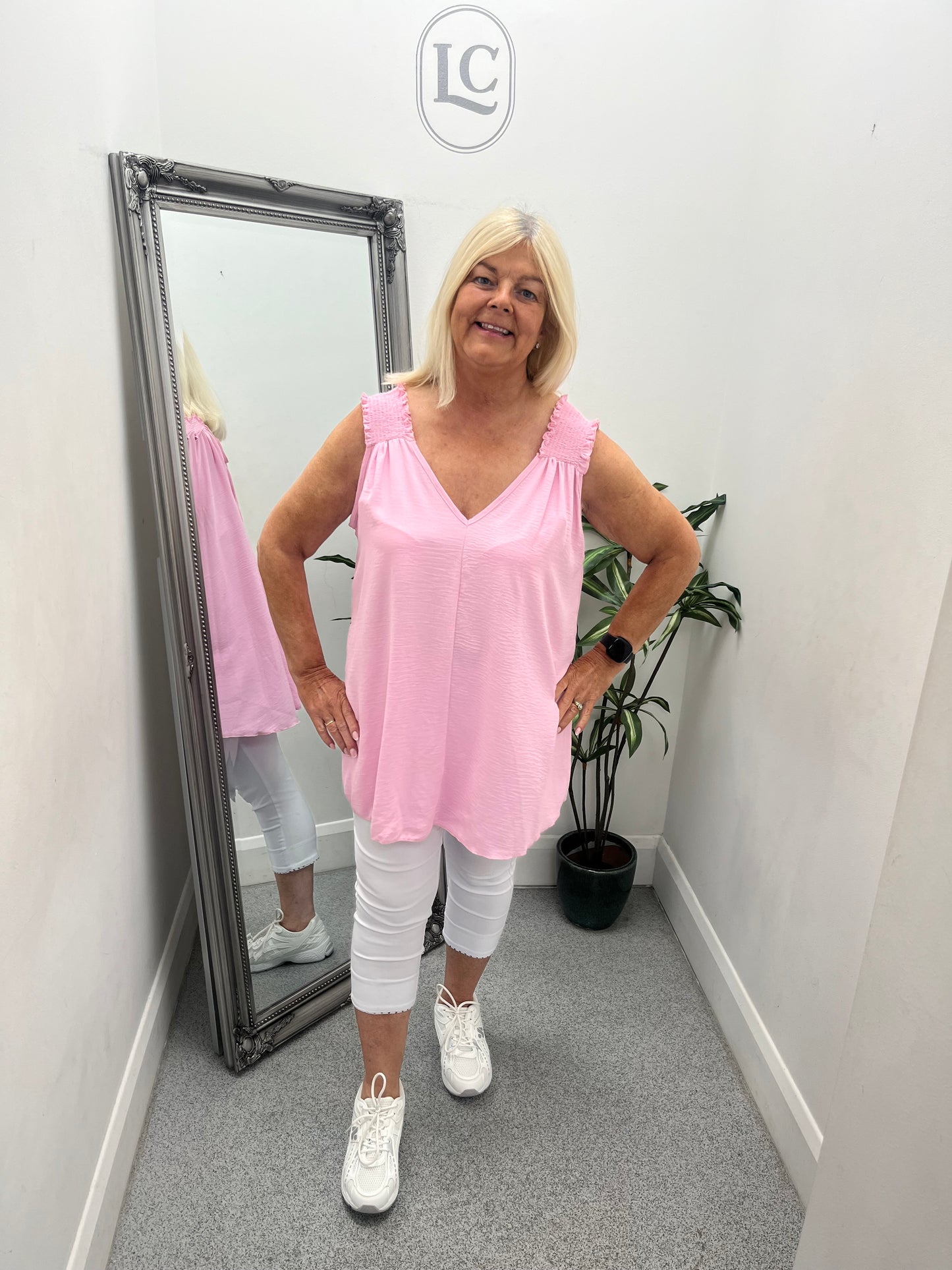 Alison Plus Size Vest Top in 7 colours