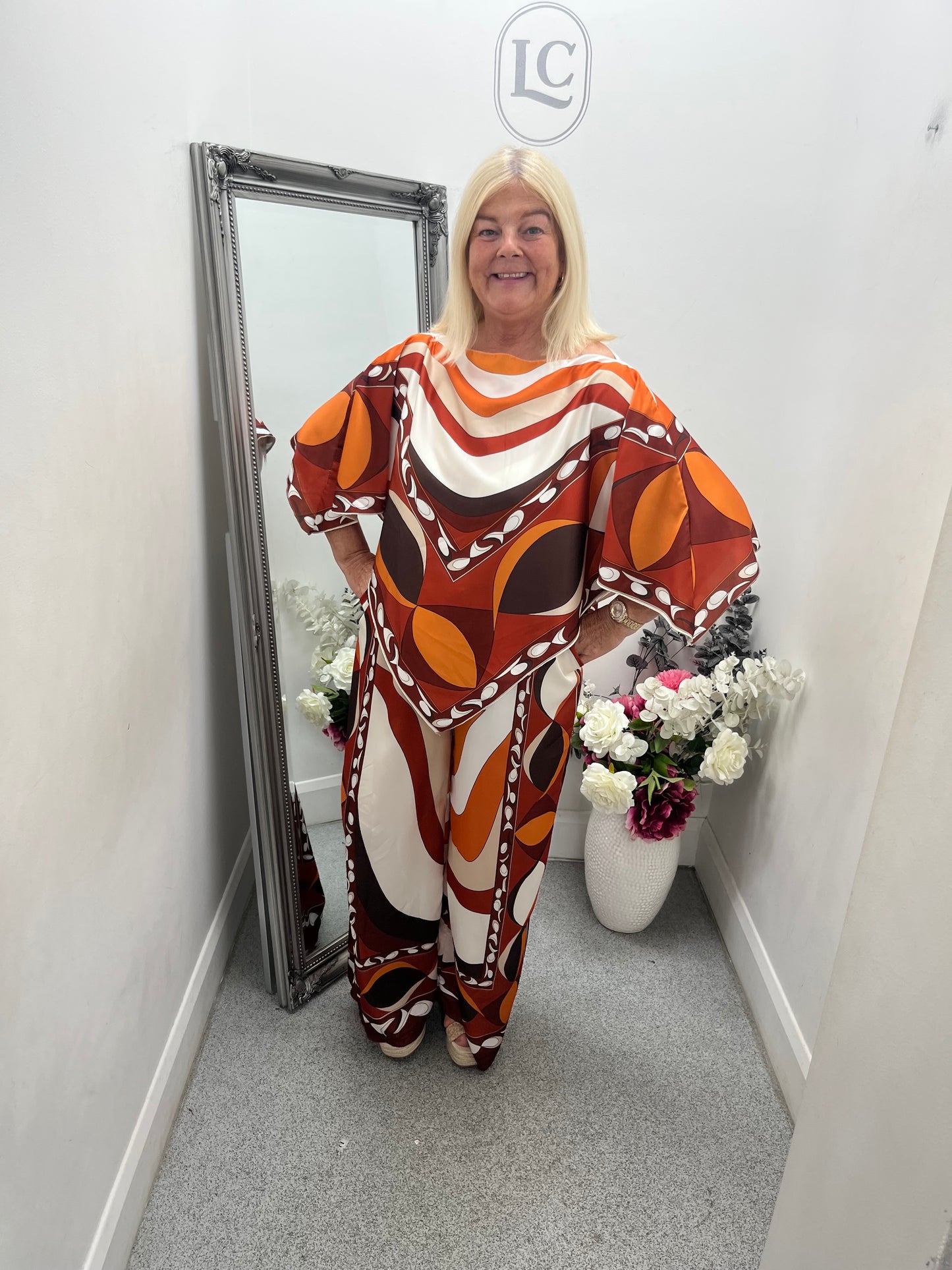 Linda Co Ord Orange