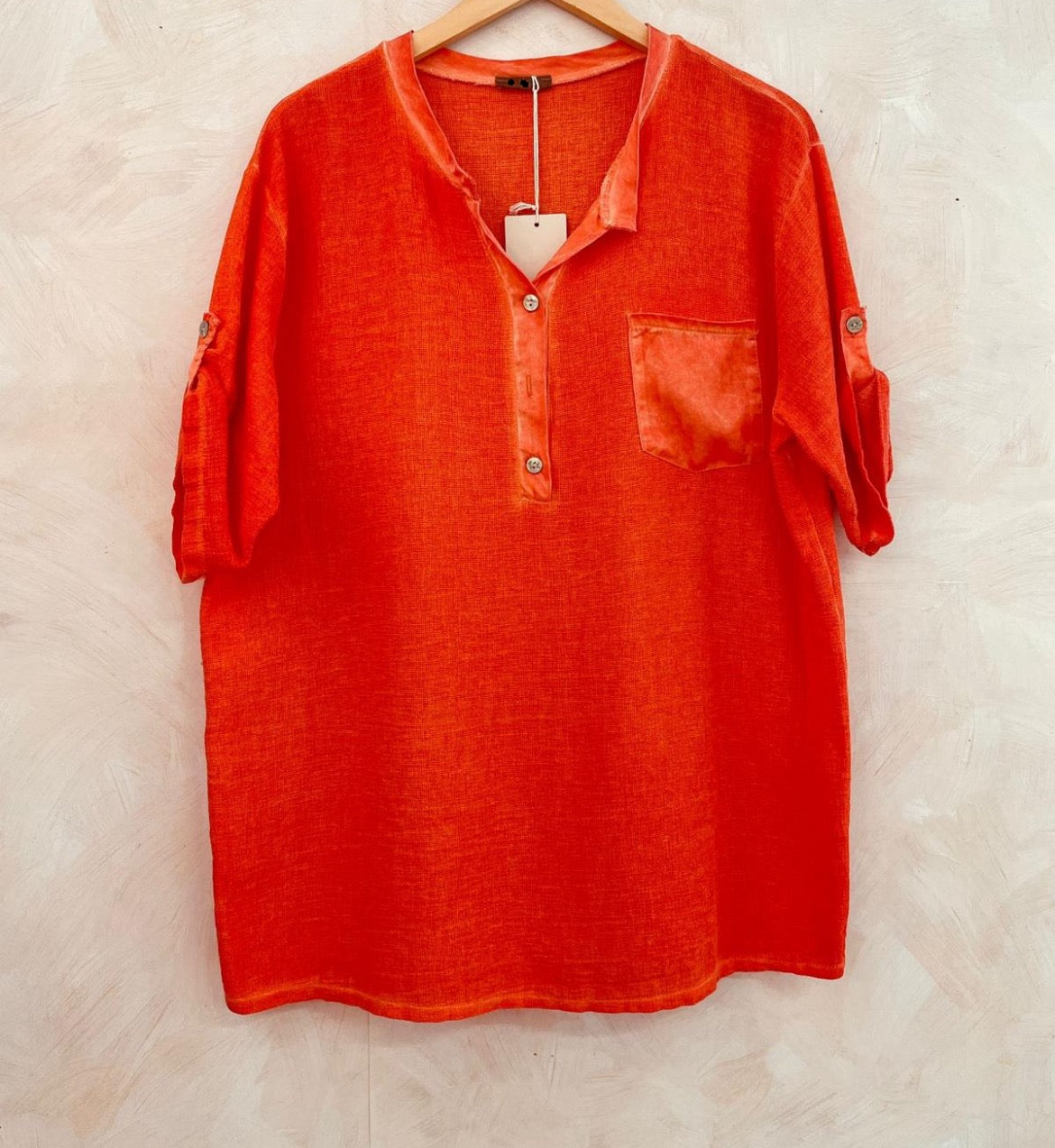 Mandarin Collar Shirt