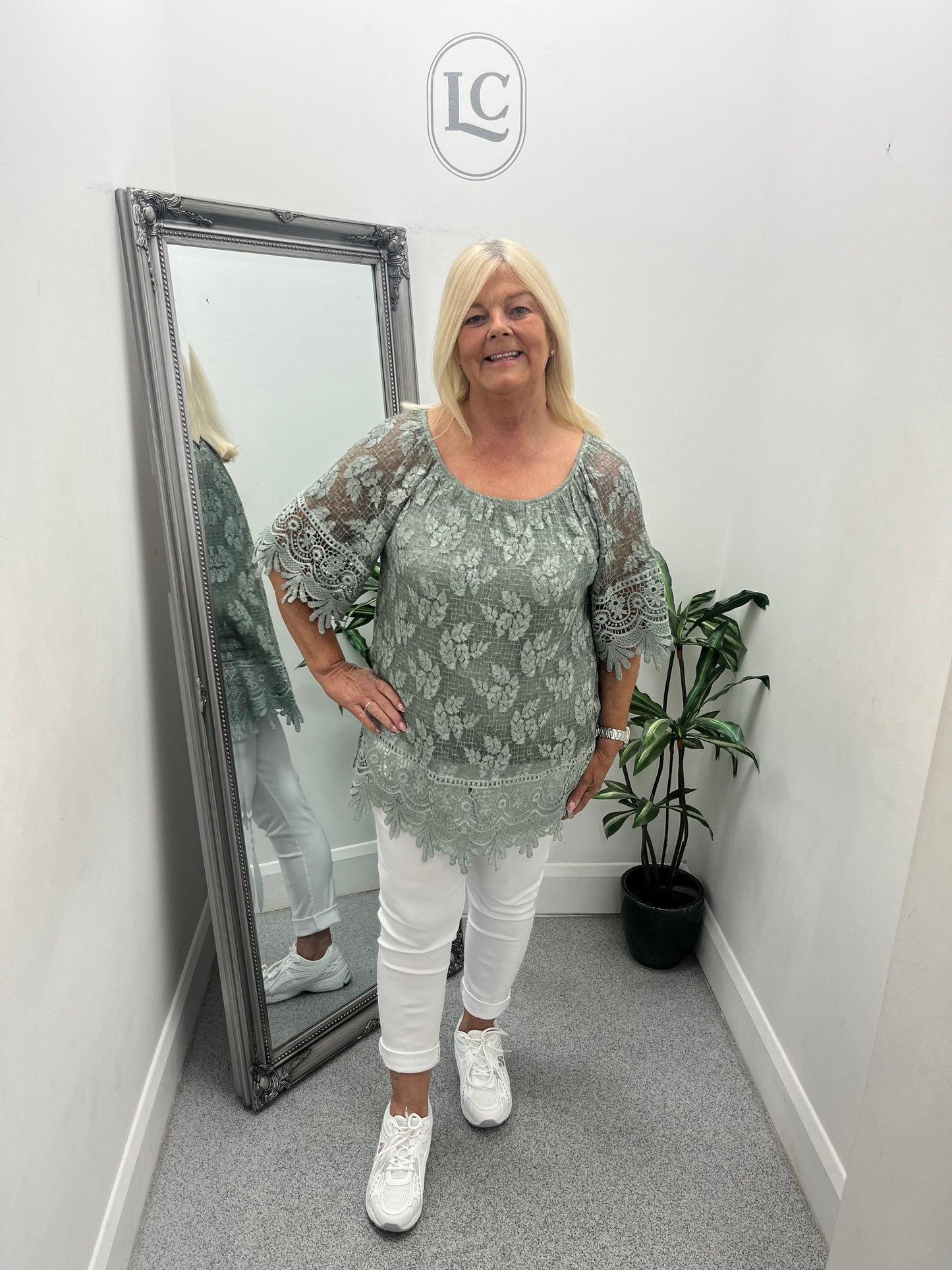 Bardot Lace Top in 8 colours