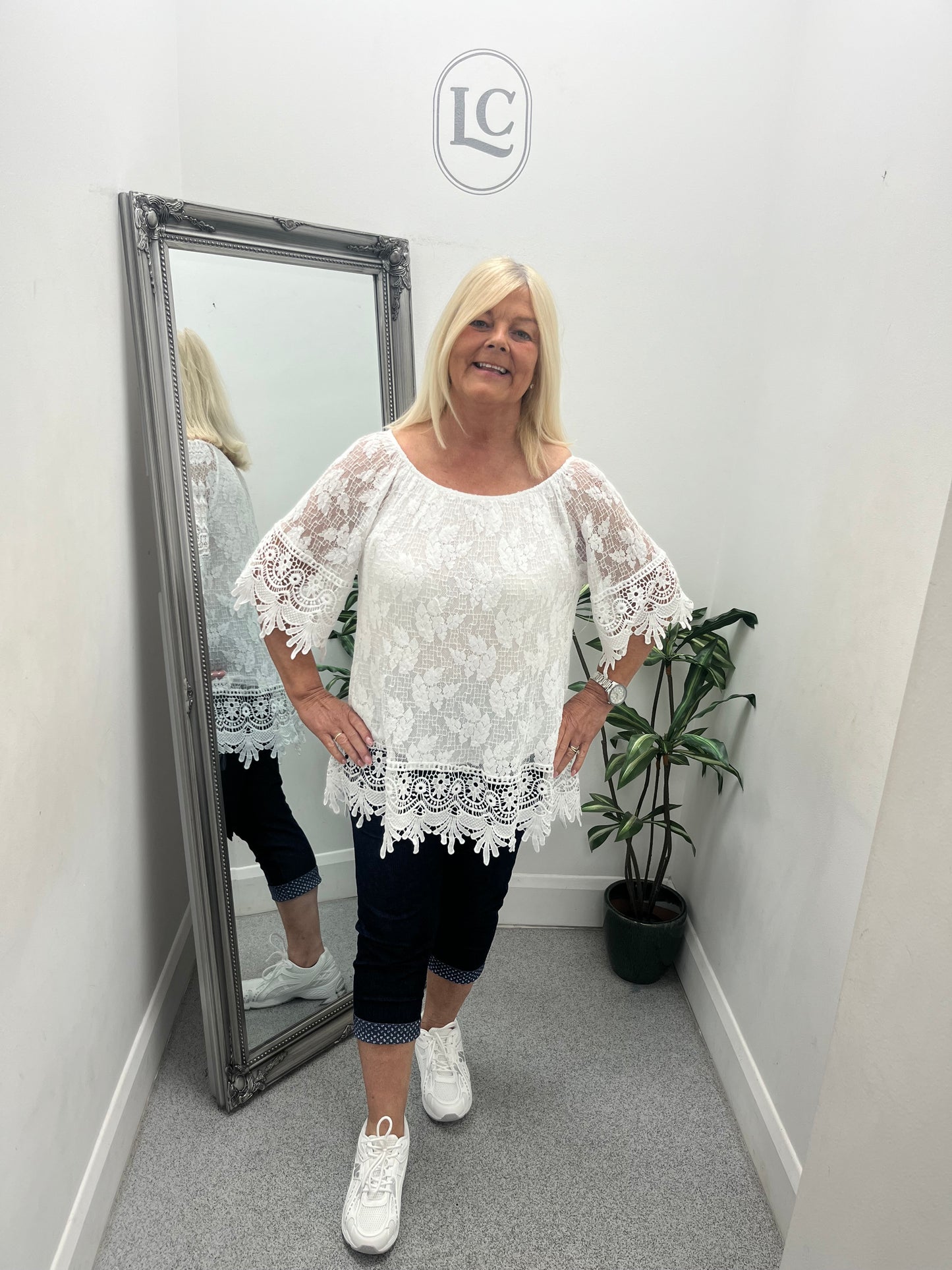 Bardot Lace Top in 8 colours