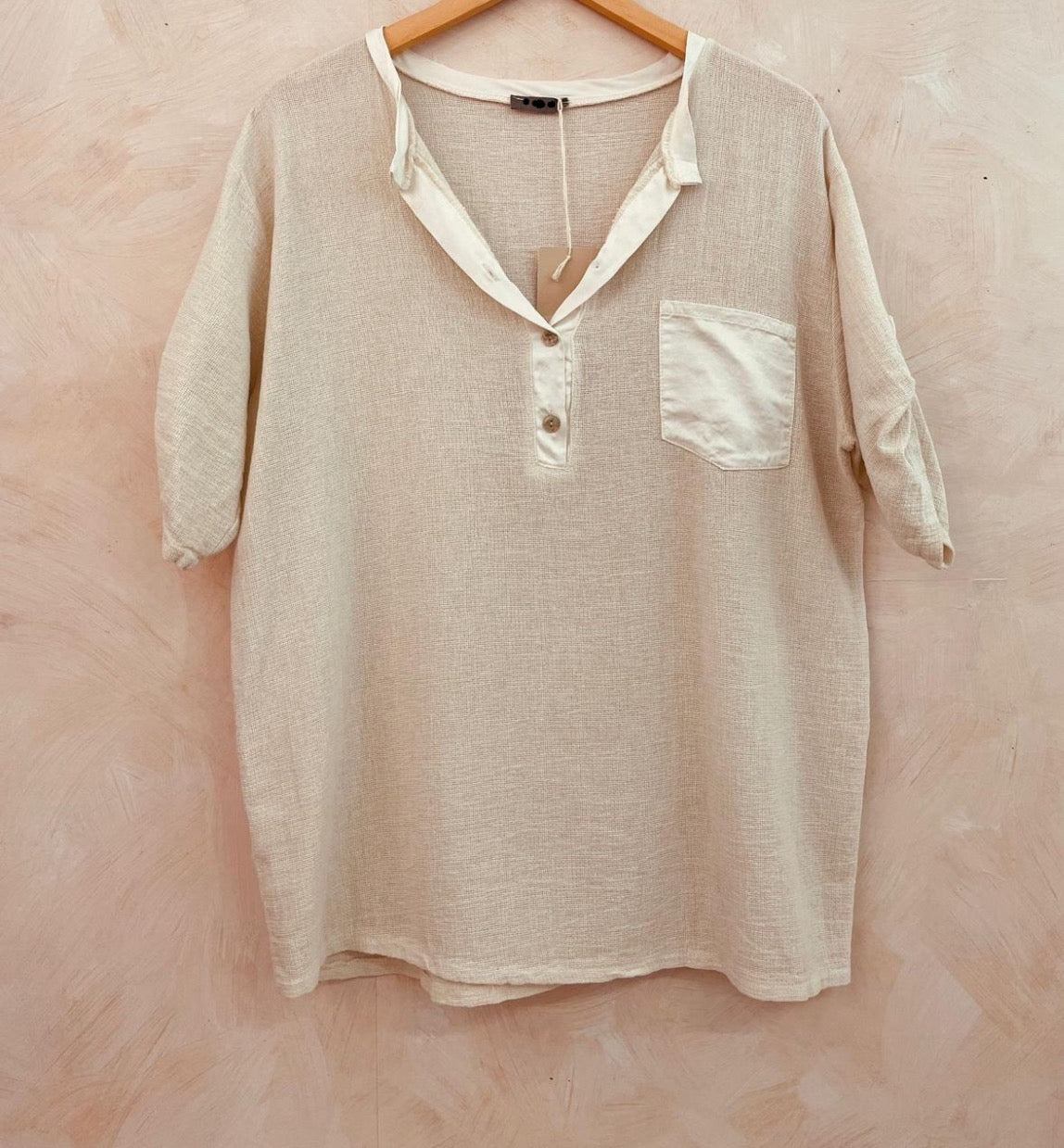 Mandarin Collar Shirt
