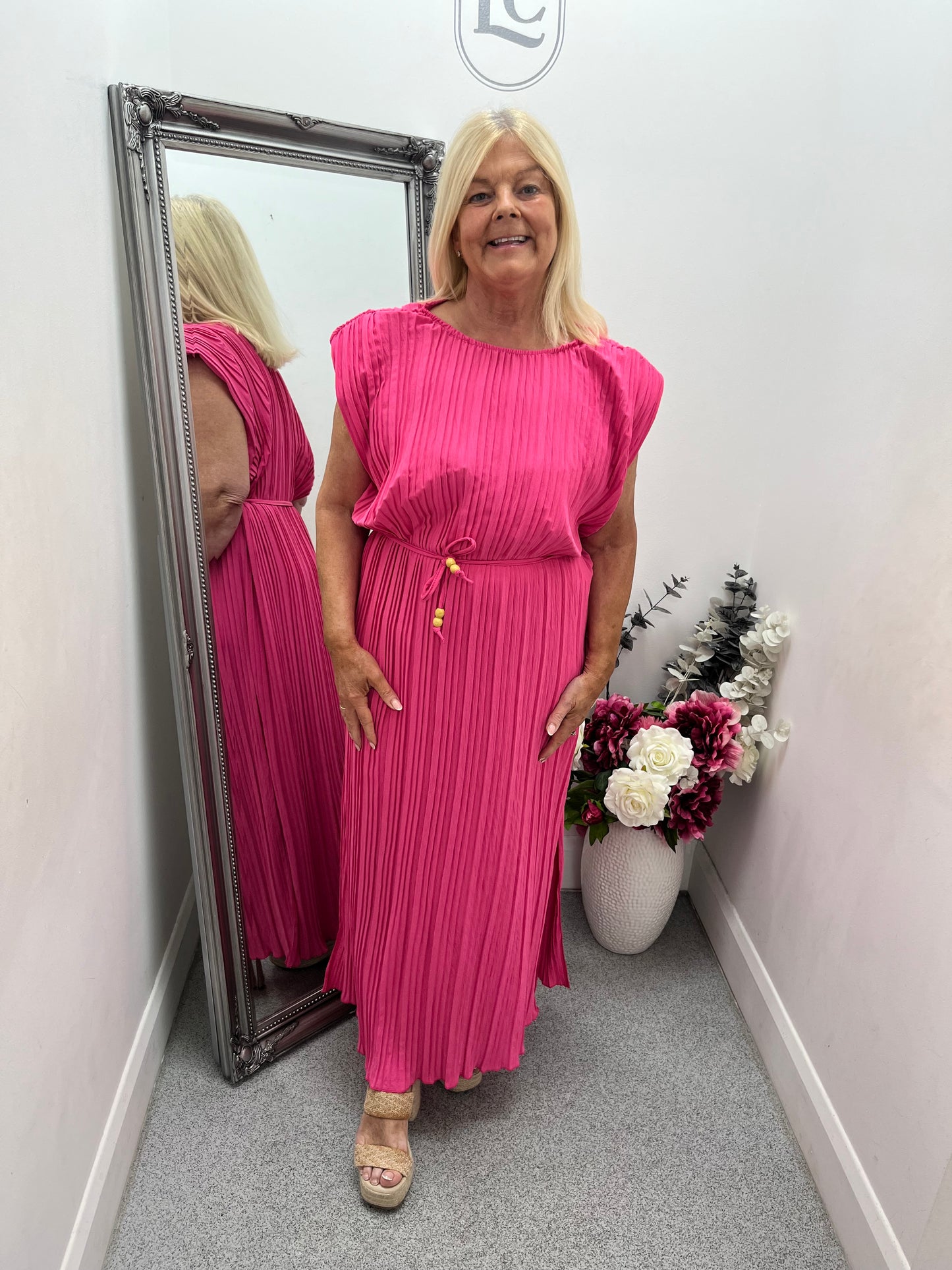 Pleated Maxi Dress in 7 colours