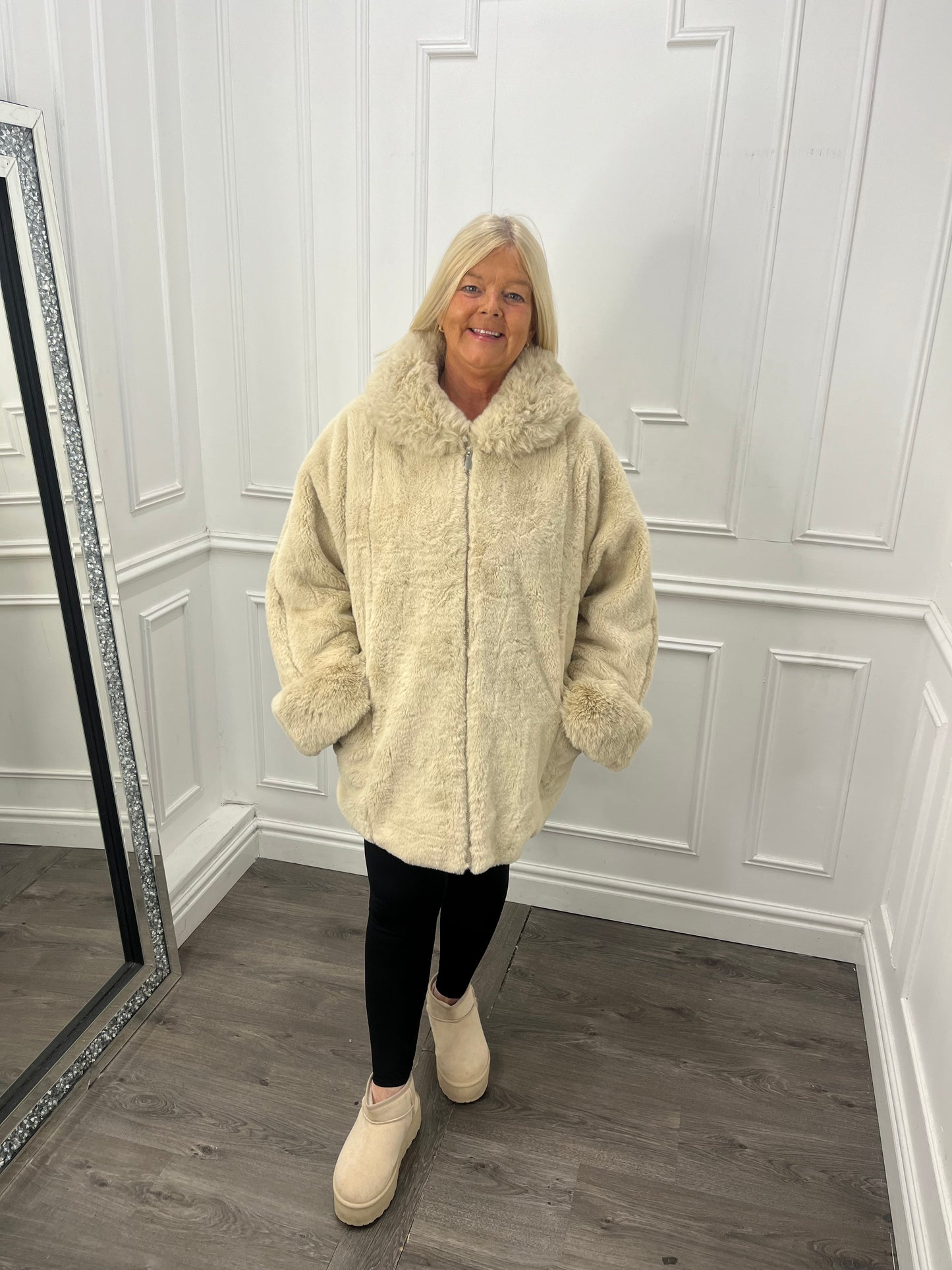 PREORDER (next delivery arriving Friday) Sophie Faux Fur Coat in 4 colours