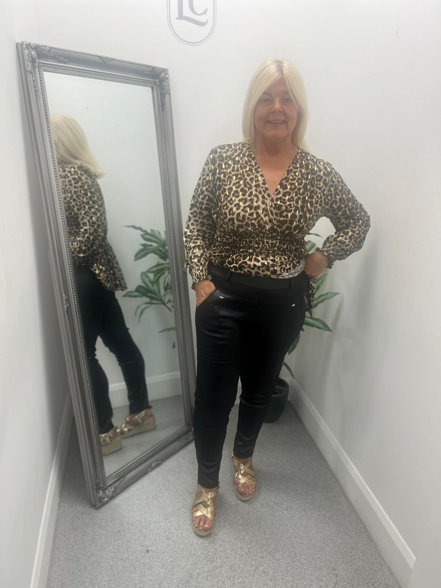 Pu Jeggings