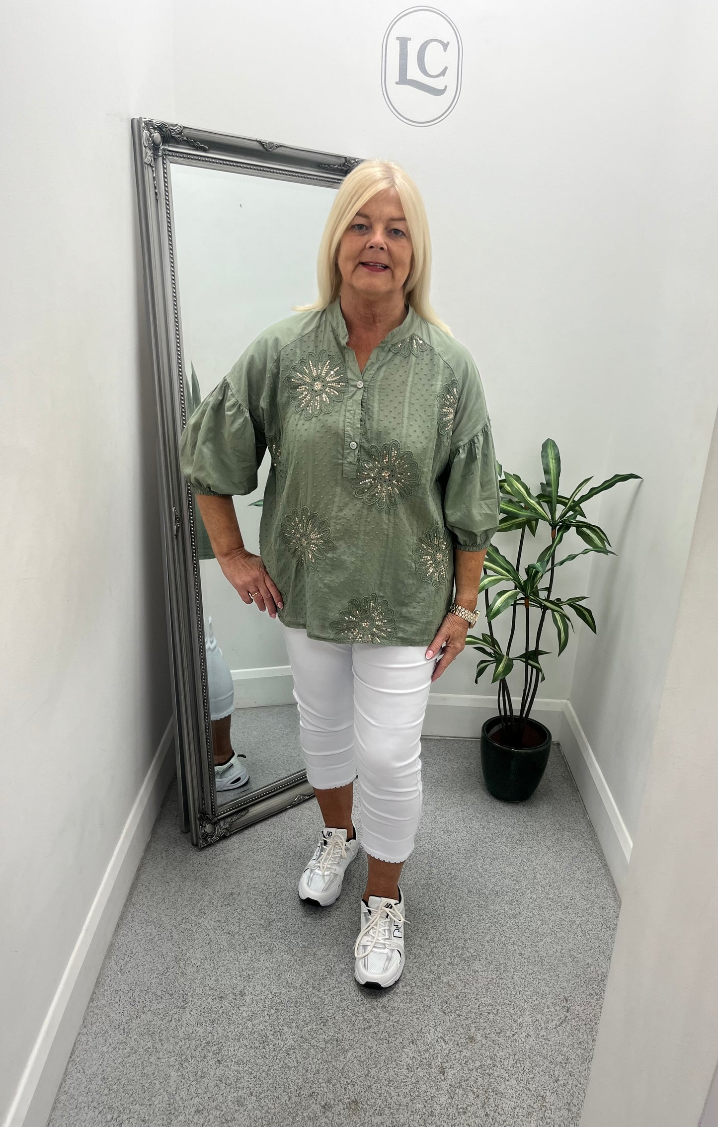 Sequin Front Shirt 5 colours