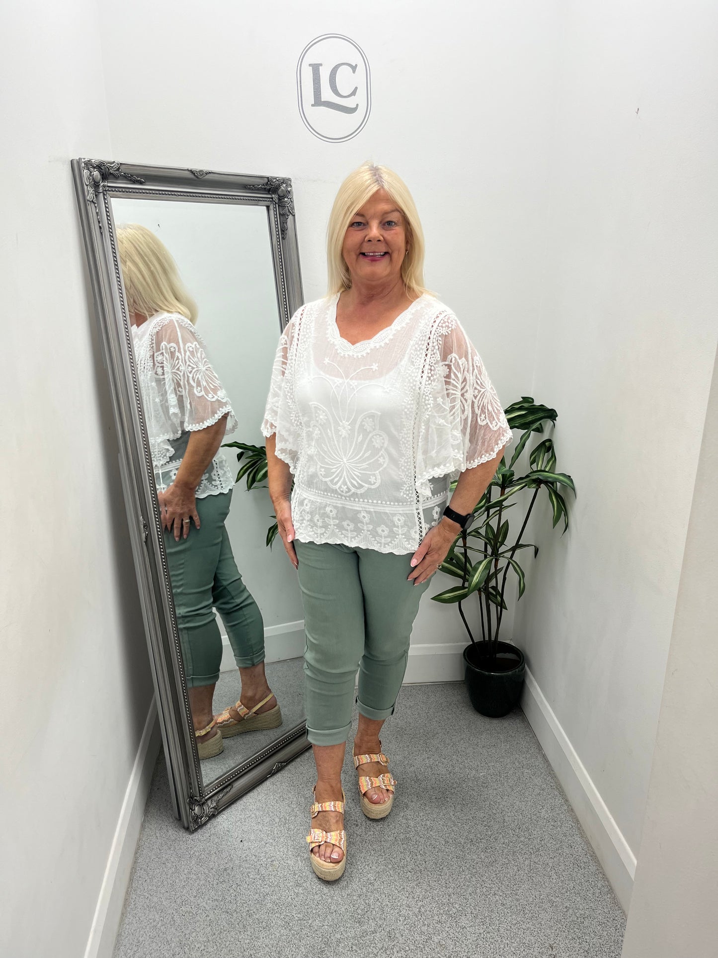 Lace Sleeve Top in 3 colours