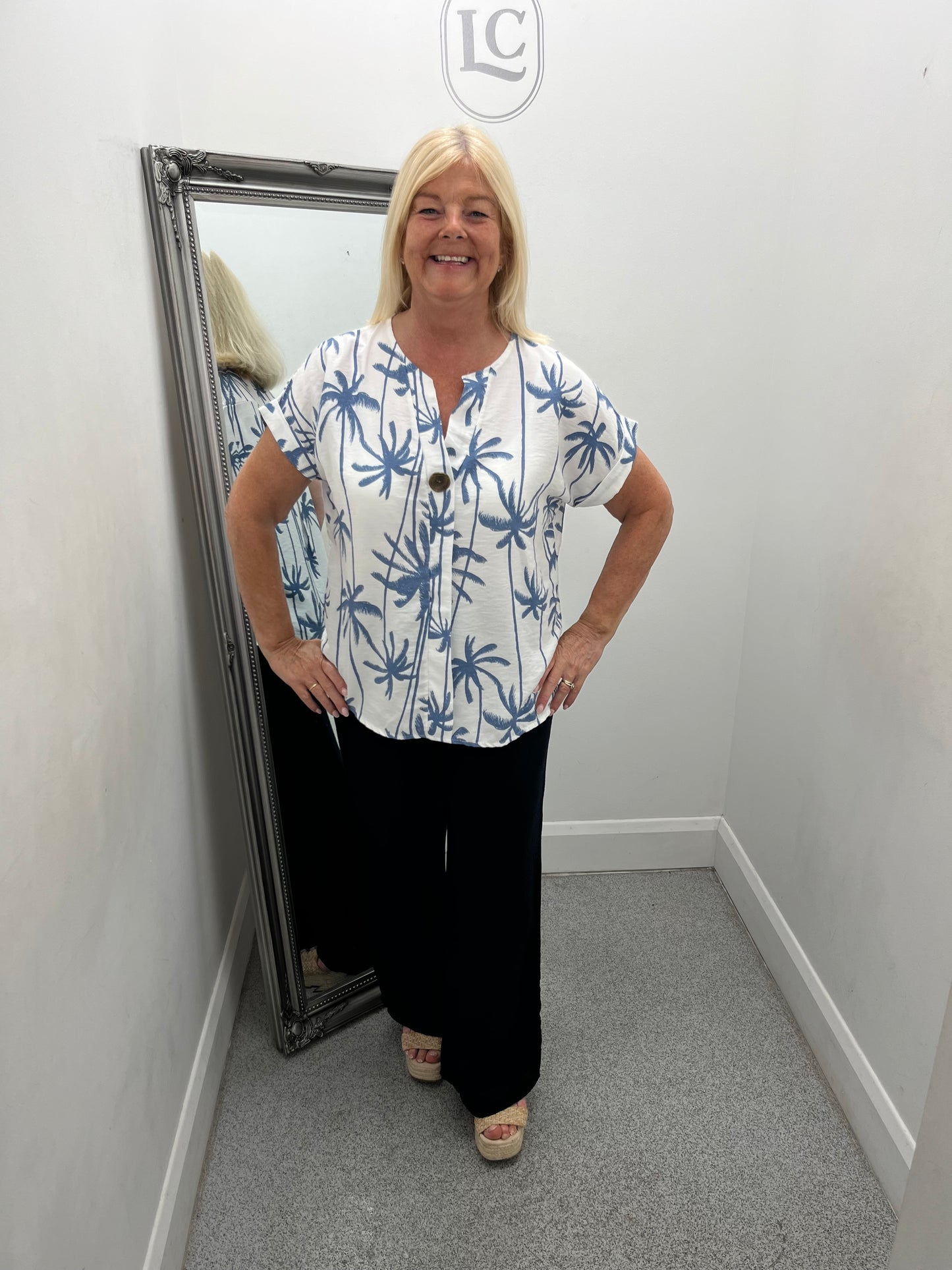 Palm Print Shirt in 7 colours