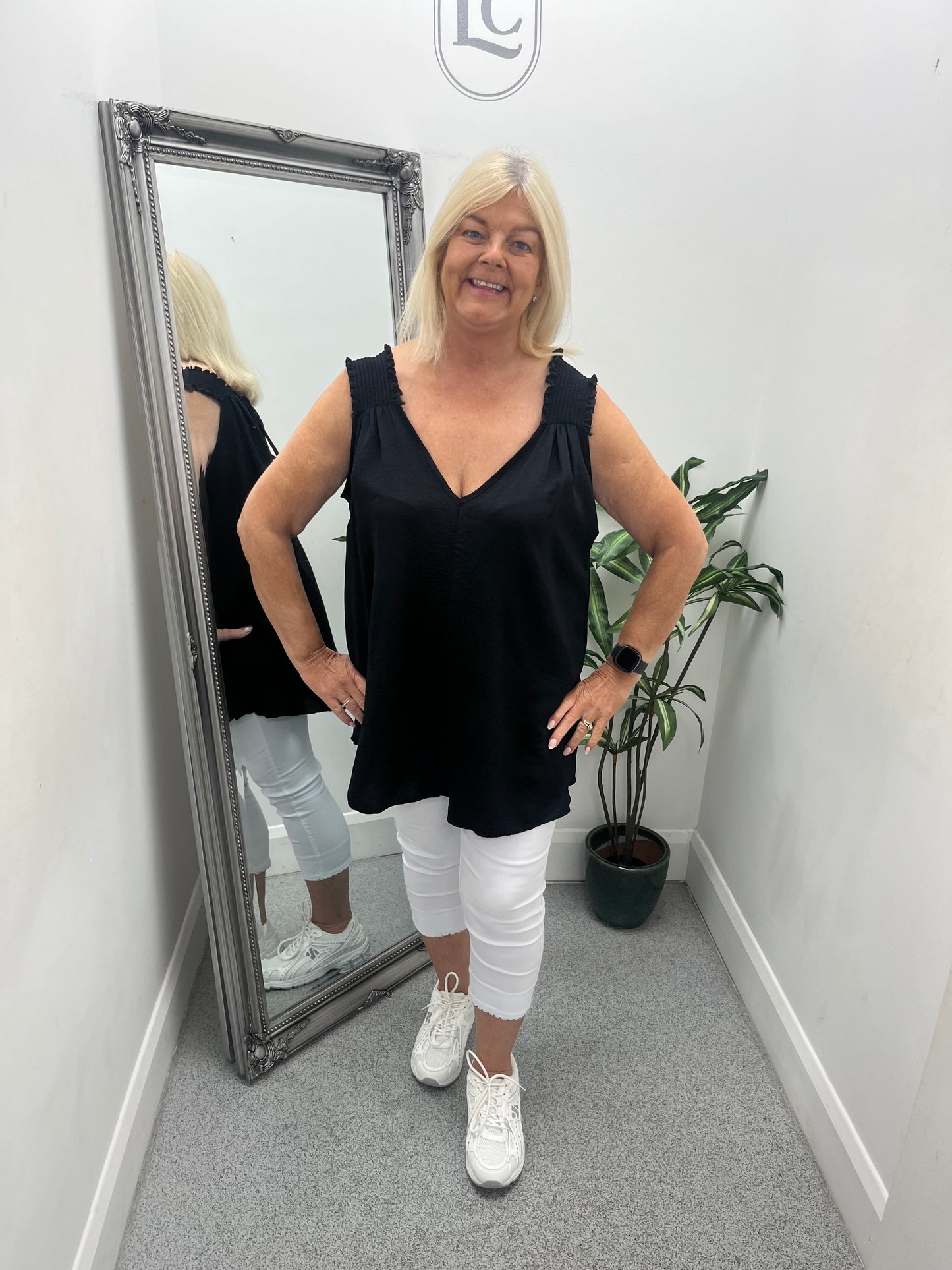 Alison Plus Size Vest Top in 7 colours