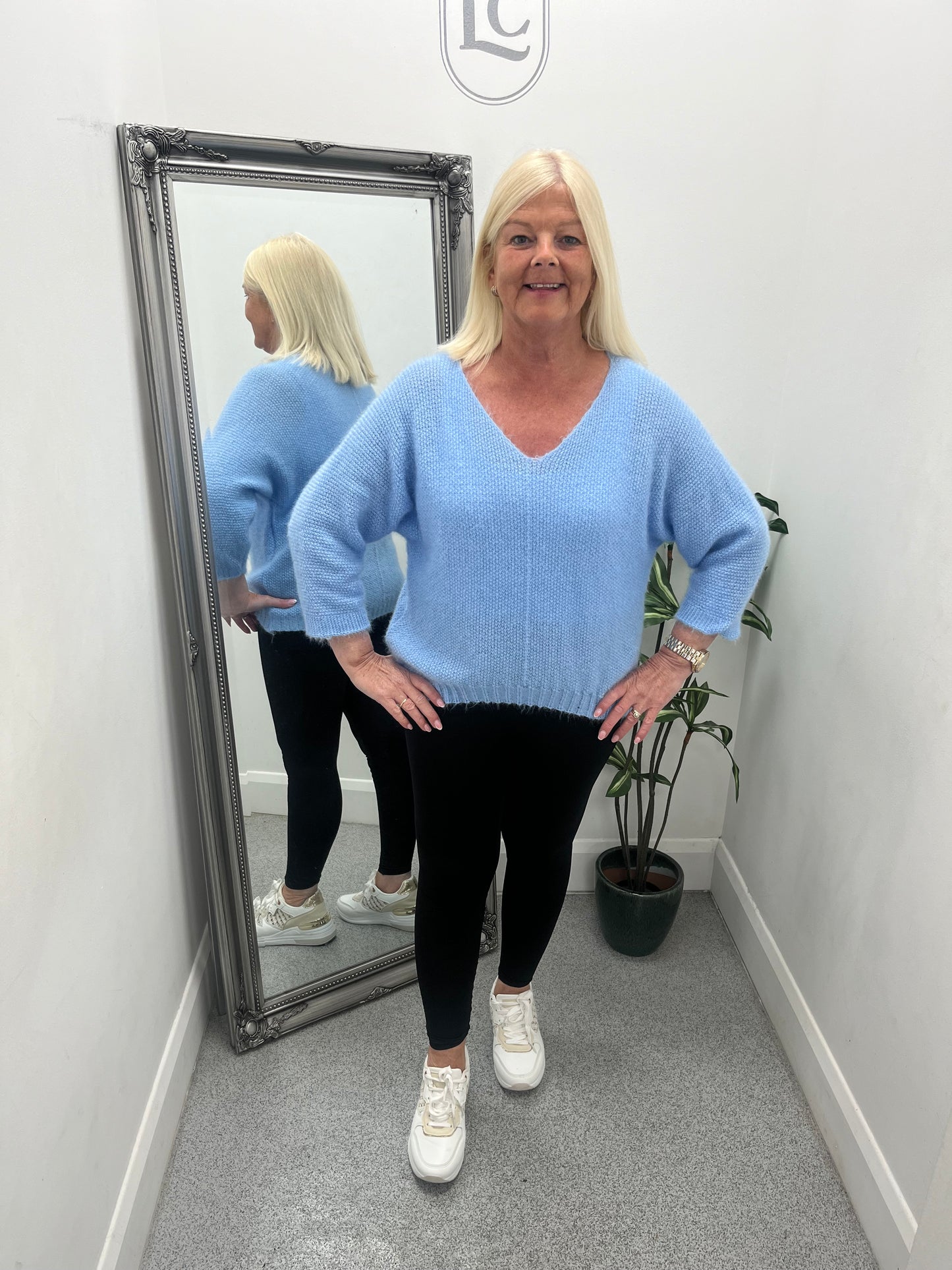 V Neck Soft Knit Jumper