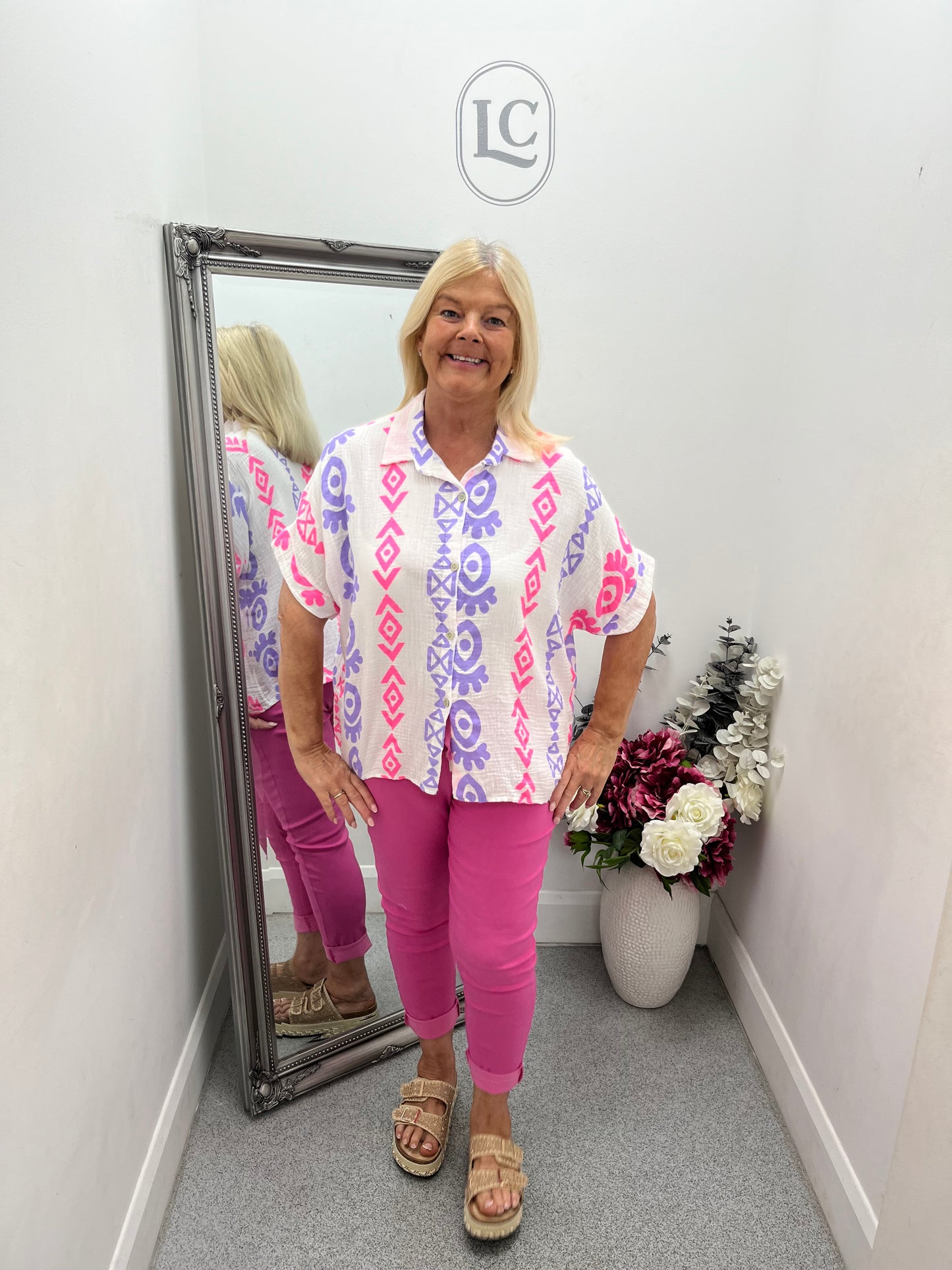 Neon Print Shirt in 5 colours