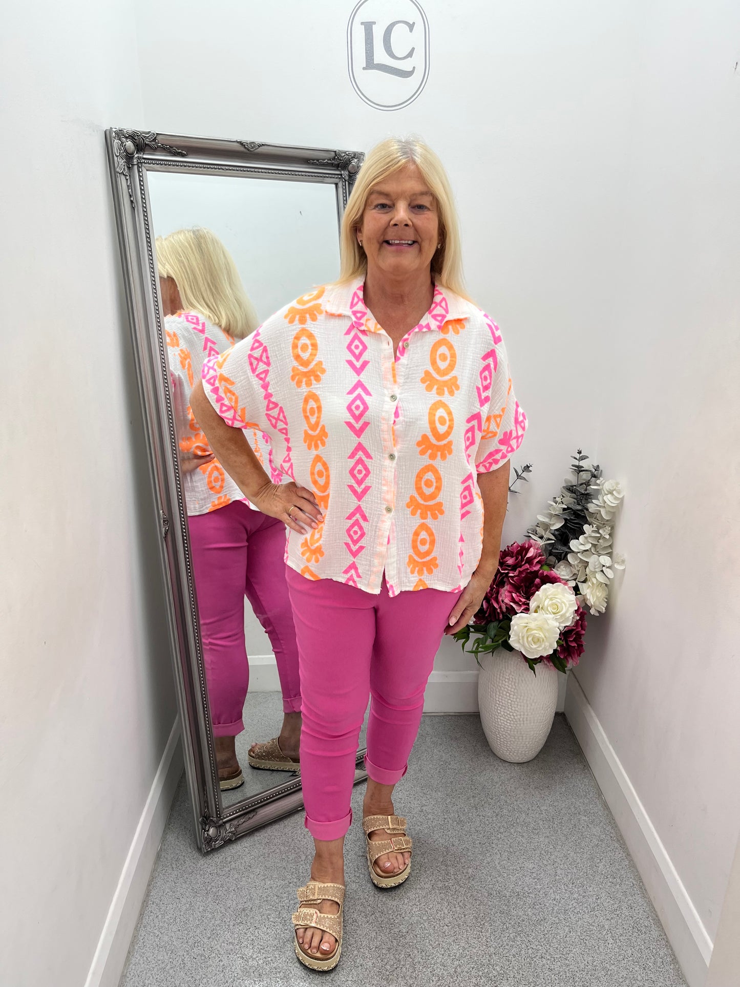 Neon Print Shirt in 5 colours