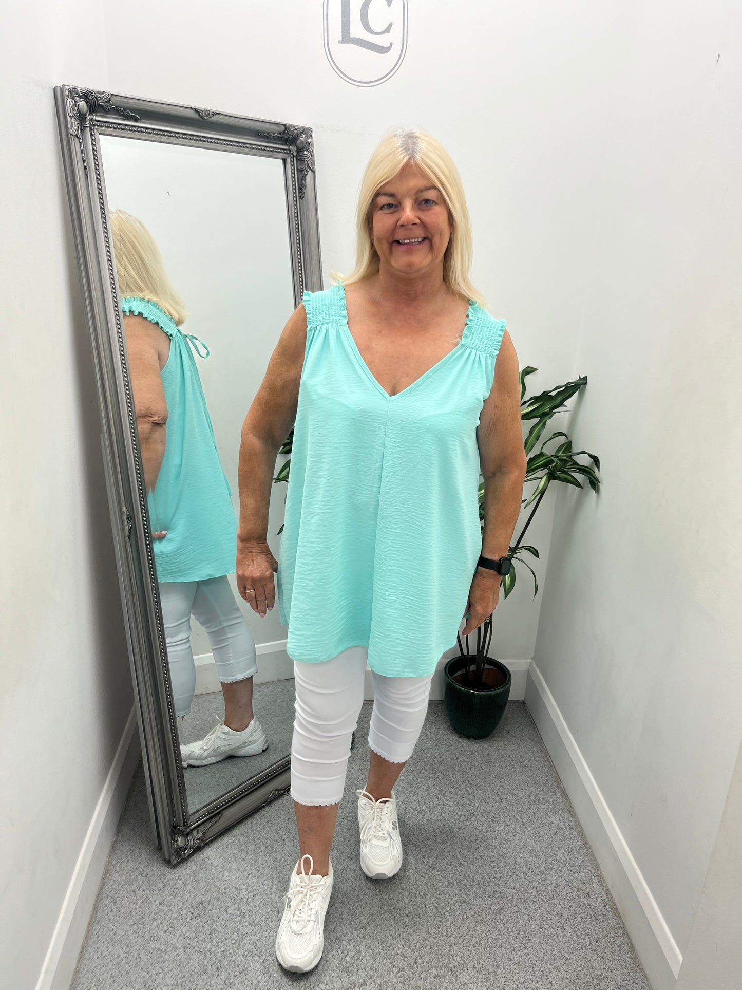 Alison Plus Size Vest Top in 7 colours