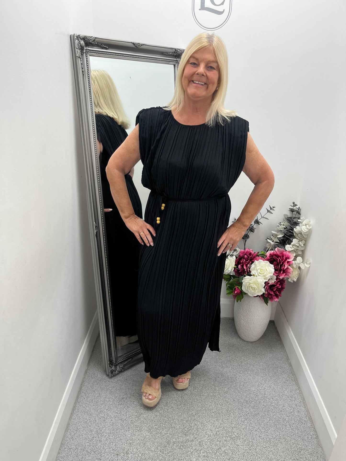 Pleated Maxi Dress in 7 colours