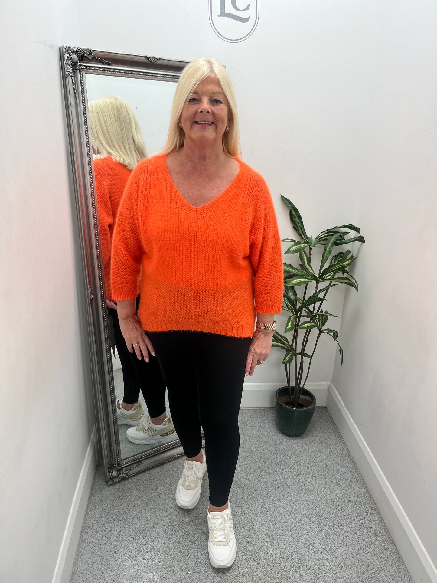 V Neck Soft Knit Jumper