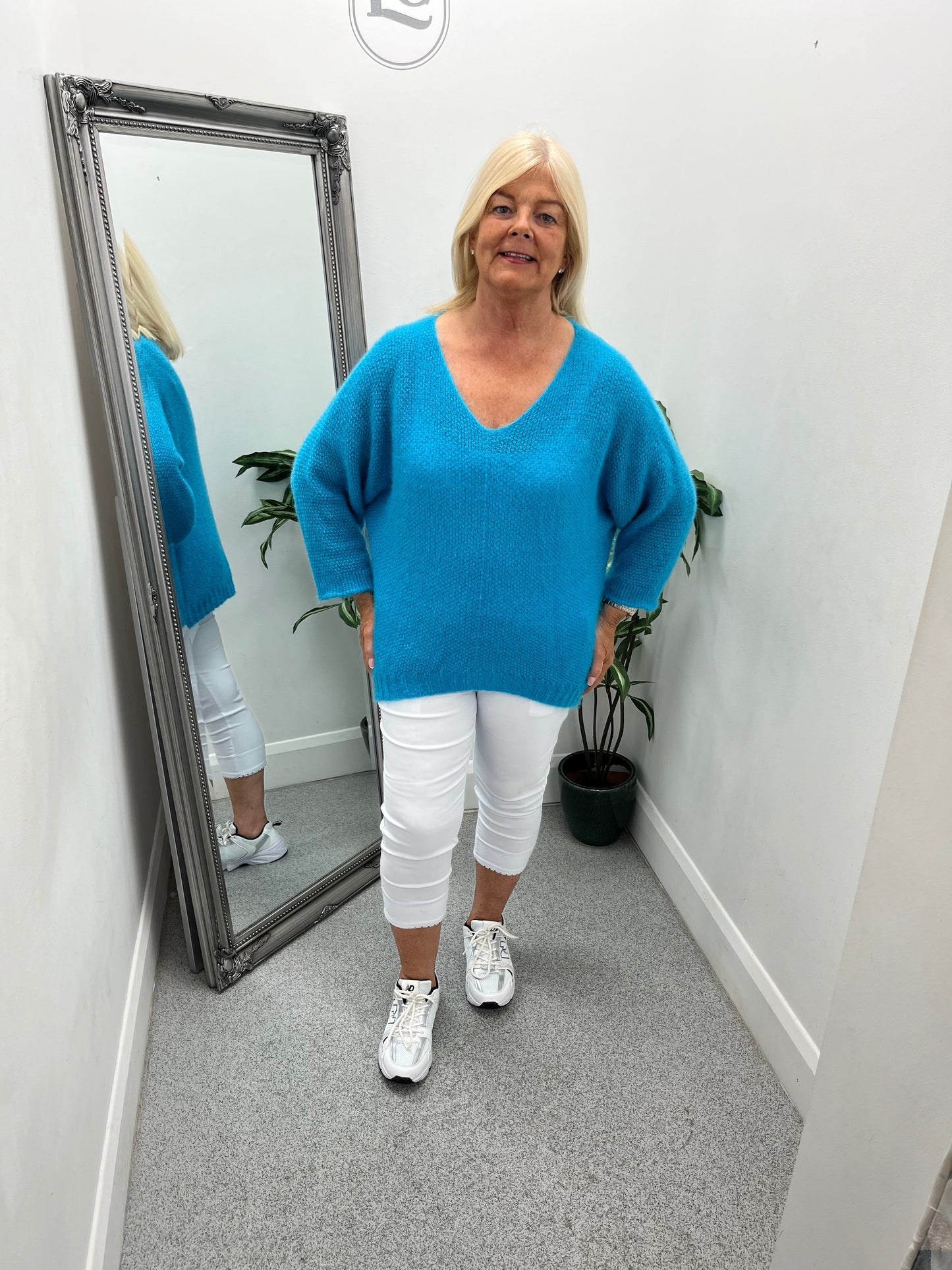 V Neck Soft Knit Jumper