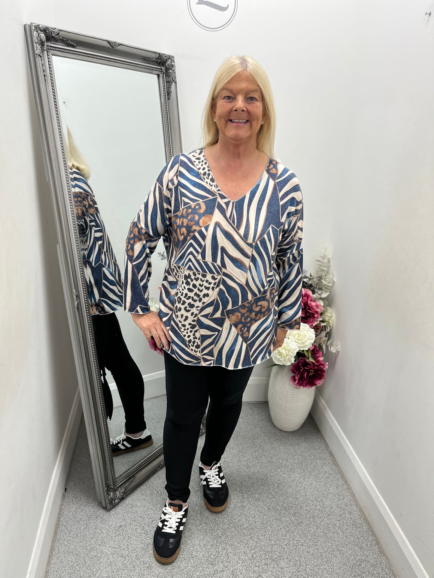 Aztec Printed Top in 6 colours