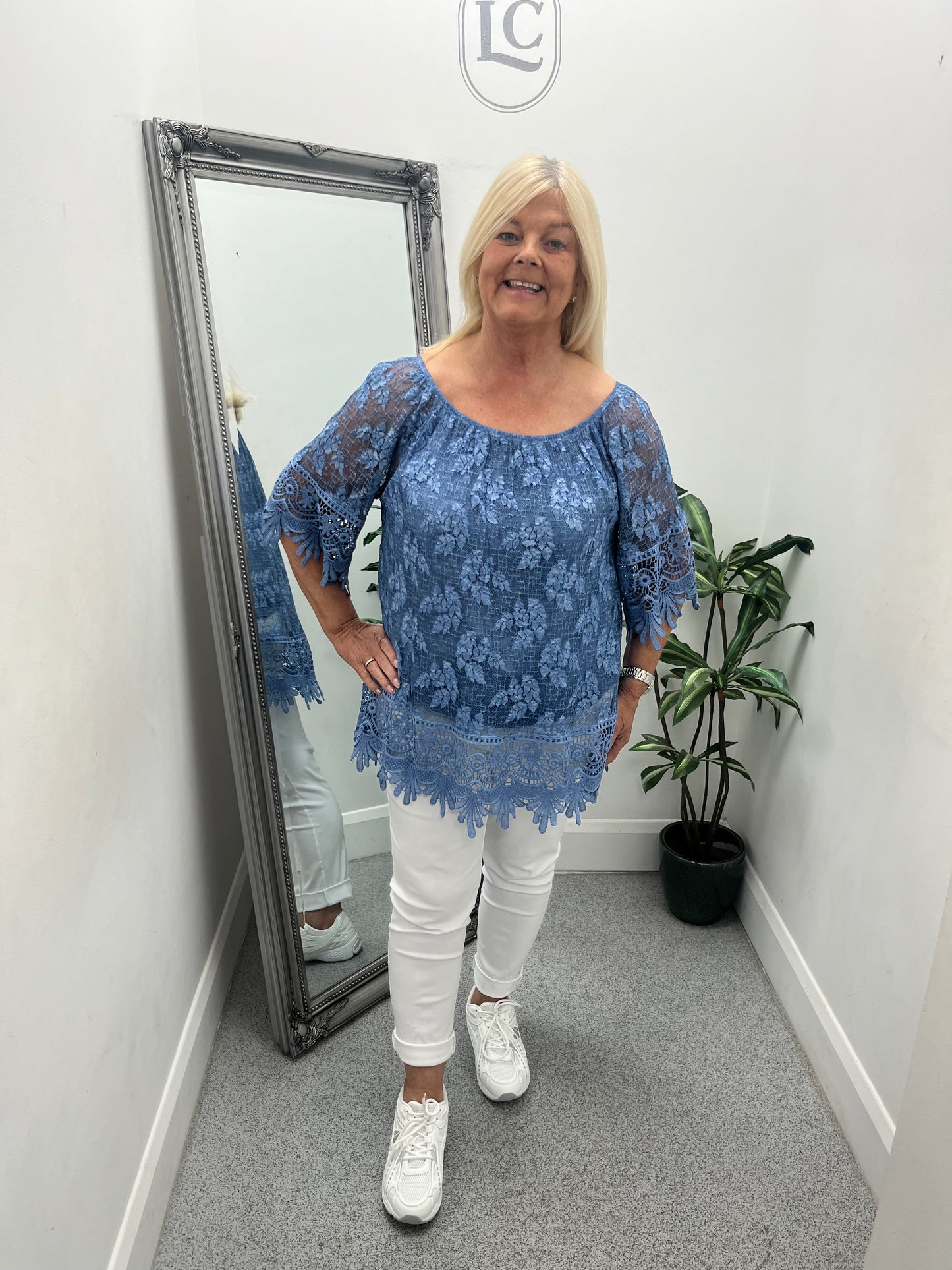 Bardot Lace Top in 8 colours