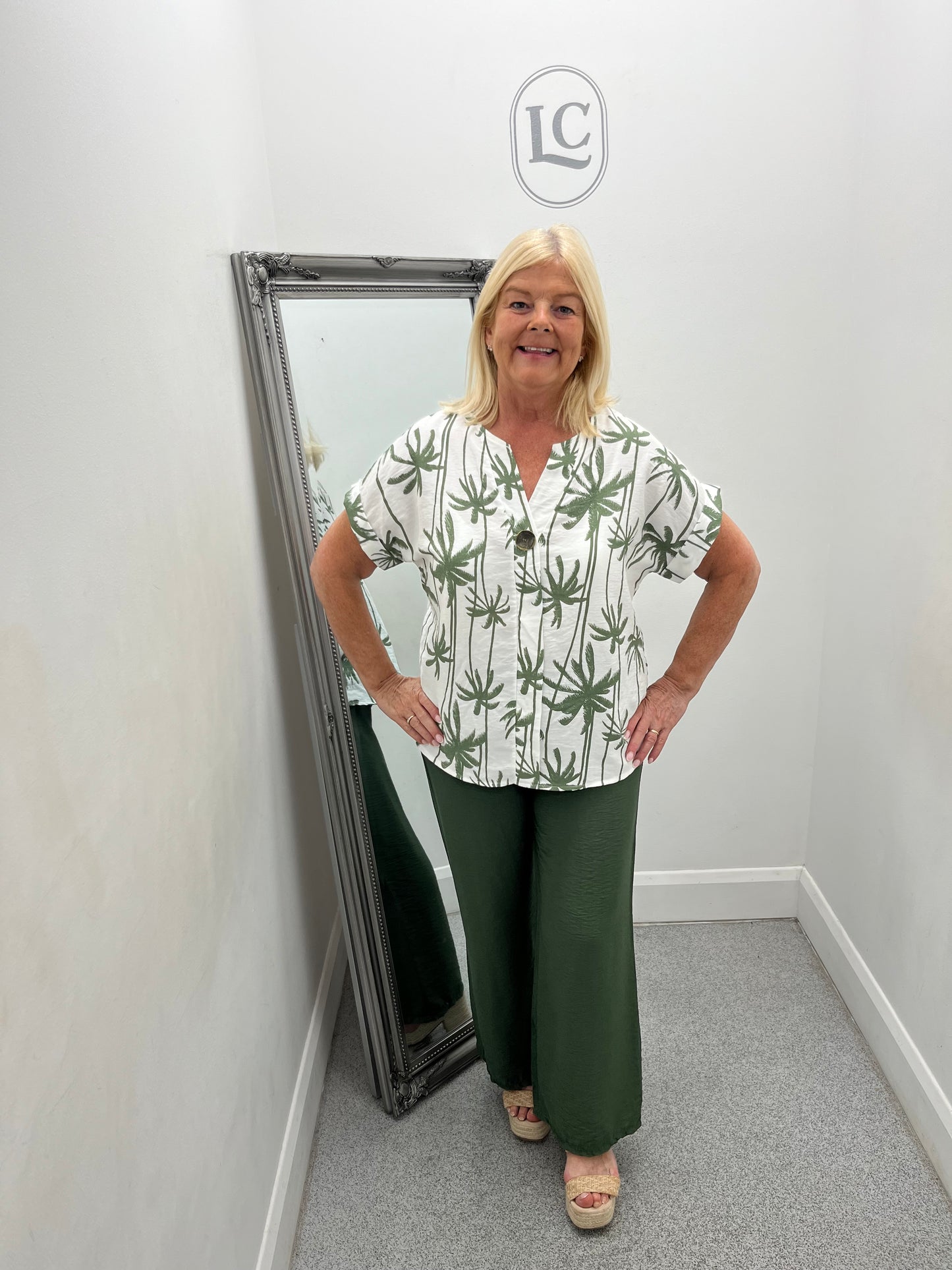 Palm Print Shirt in 7 colours