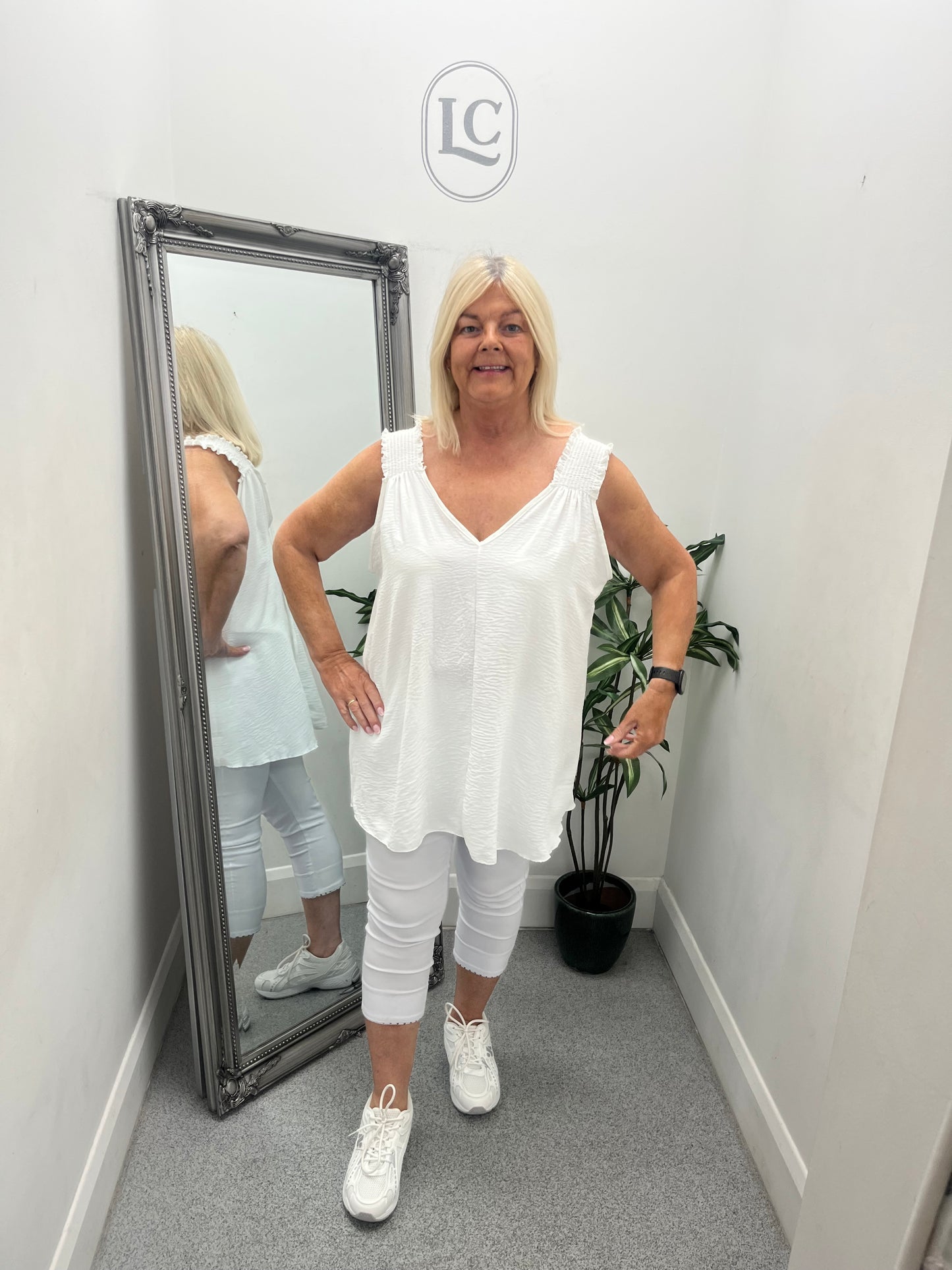 Alison Plus Size Vest Top in 7 colours