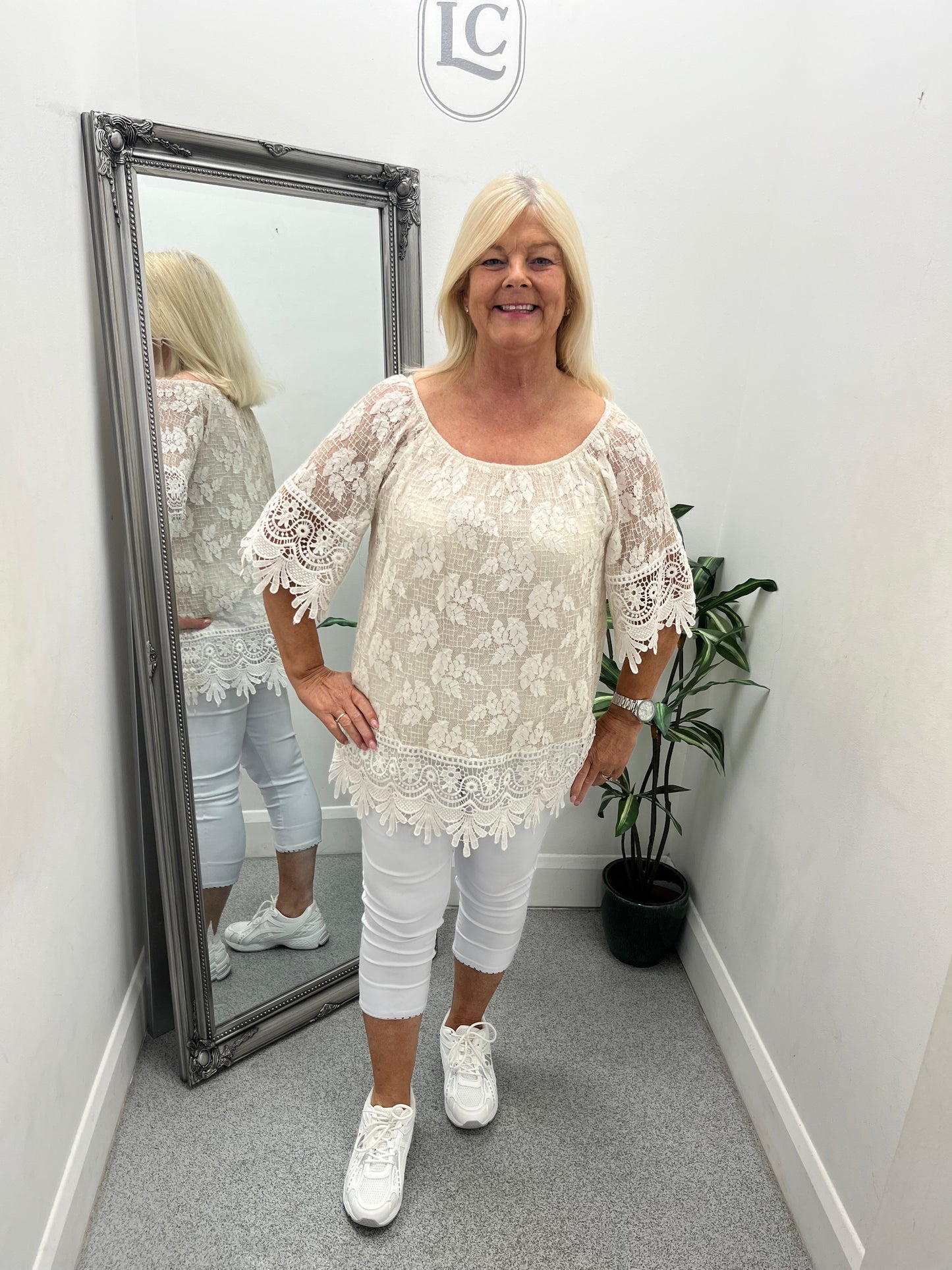 Bardot Lace Top in 8 colours