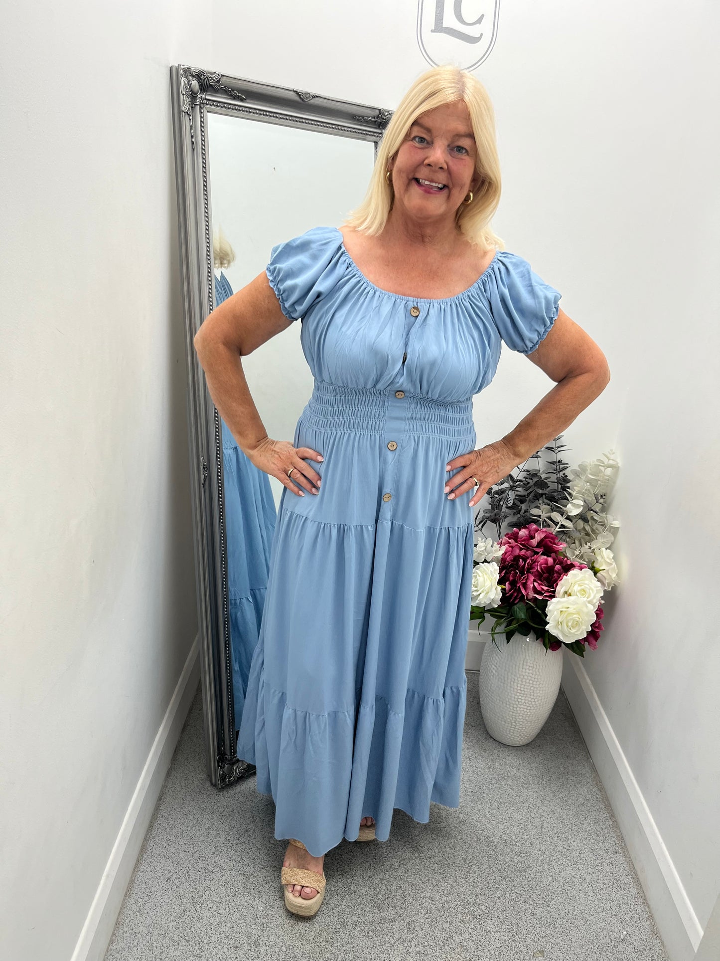 Bardot Denim Maxi Dress in 2 colours