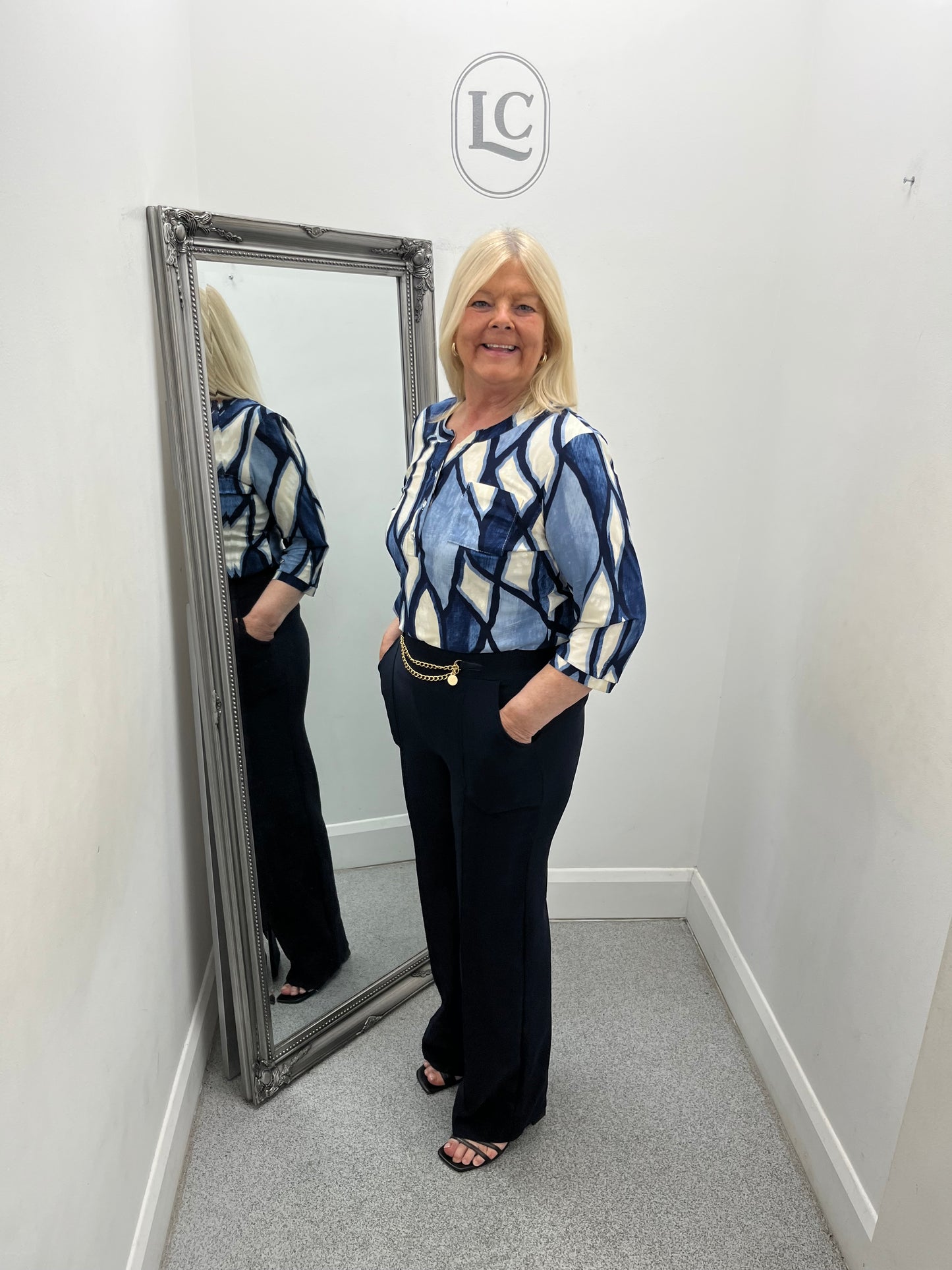 Chain Front Trousers in 3 colours