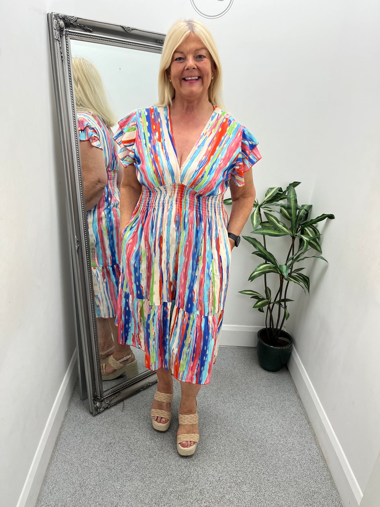 Sarah Bardot Dress in 3 colours