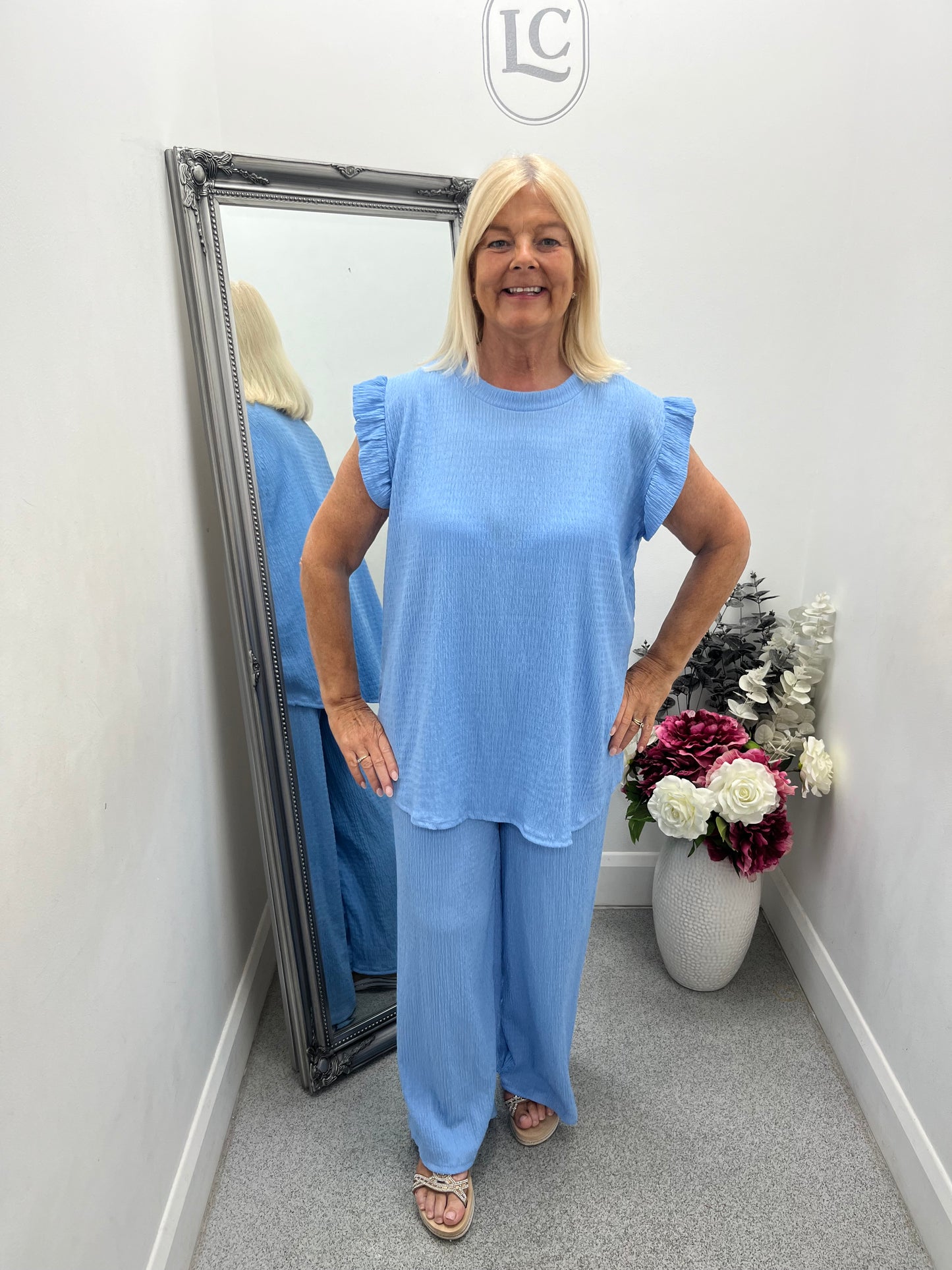 Georgia Top and Trouser Set in 9 colours