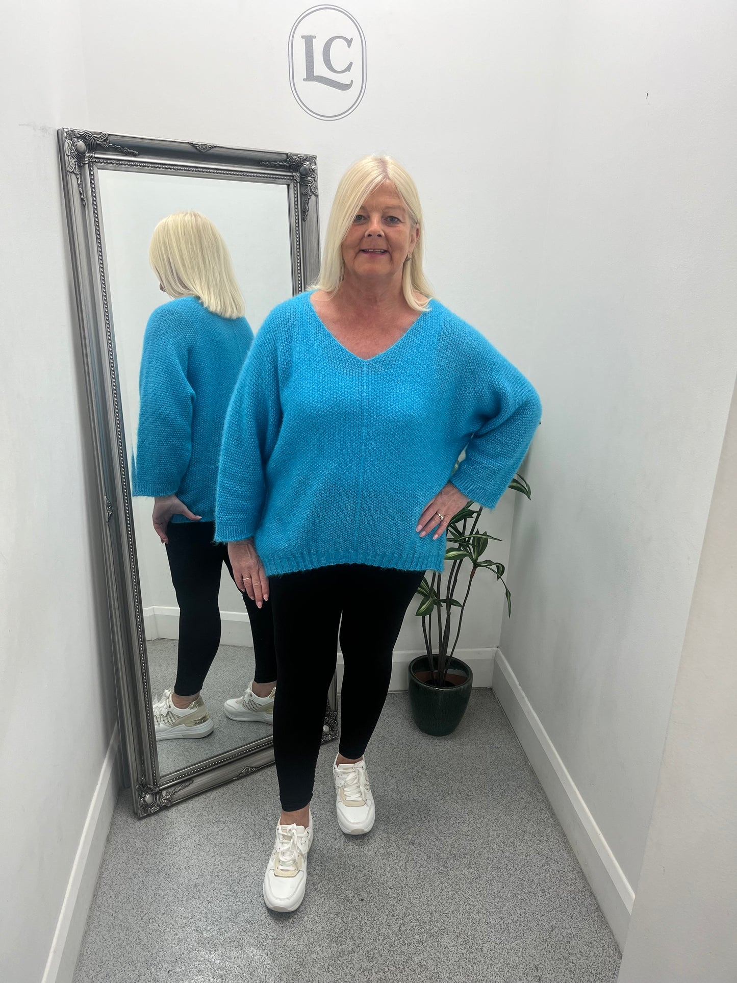 V Neck Soft Knit Jumper