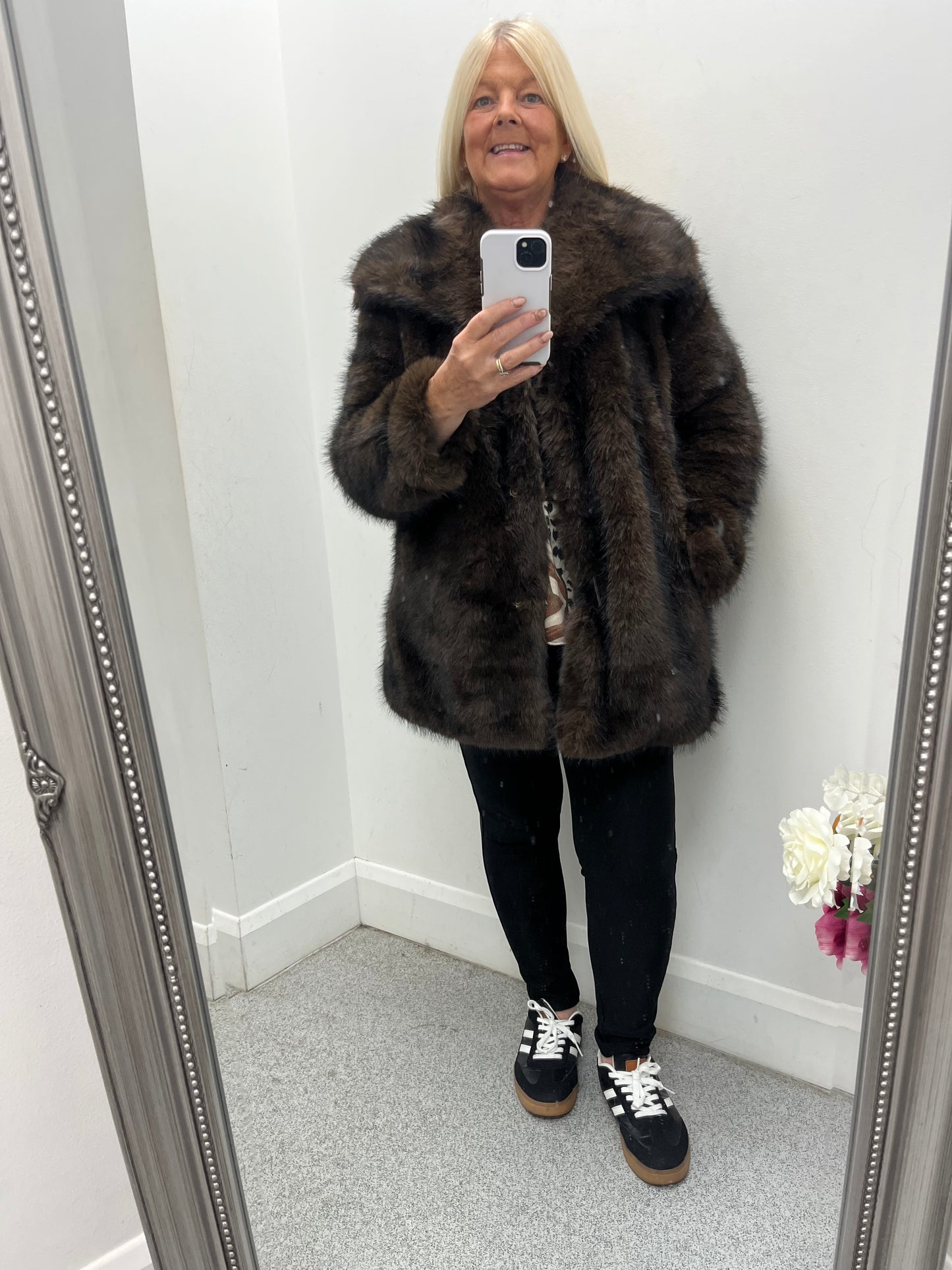 Madison Faux Fur Coat in 2 colours