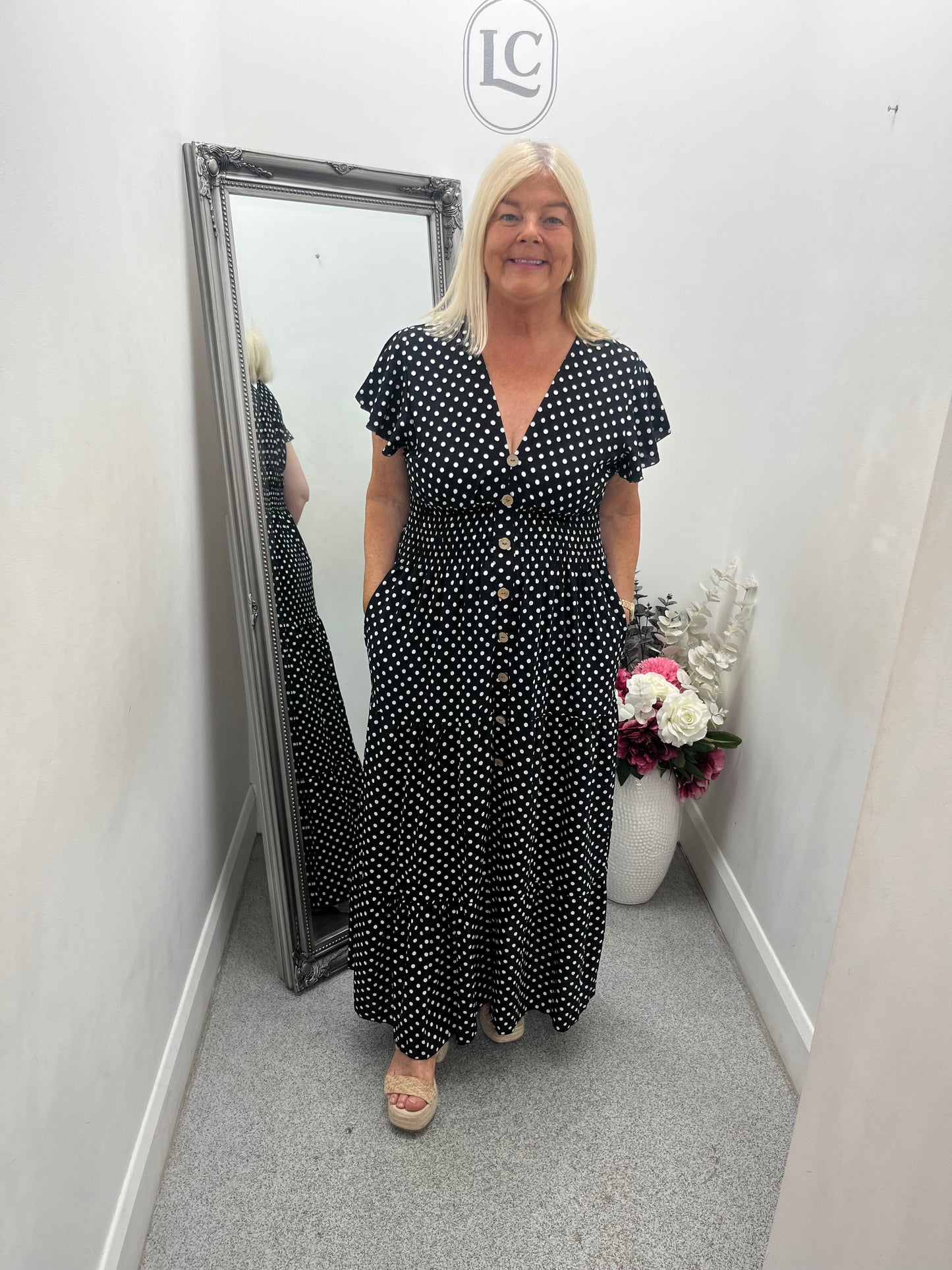 Maxi Polka Dot Dress 6 colours