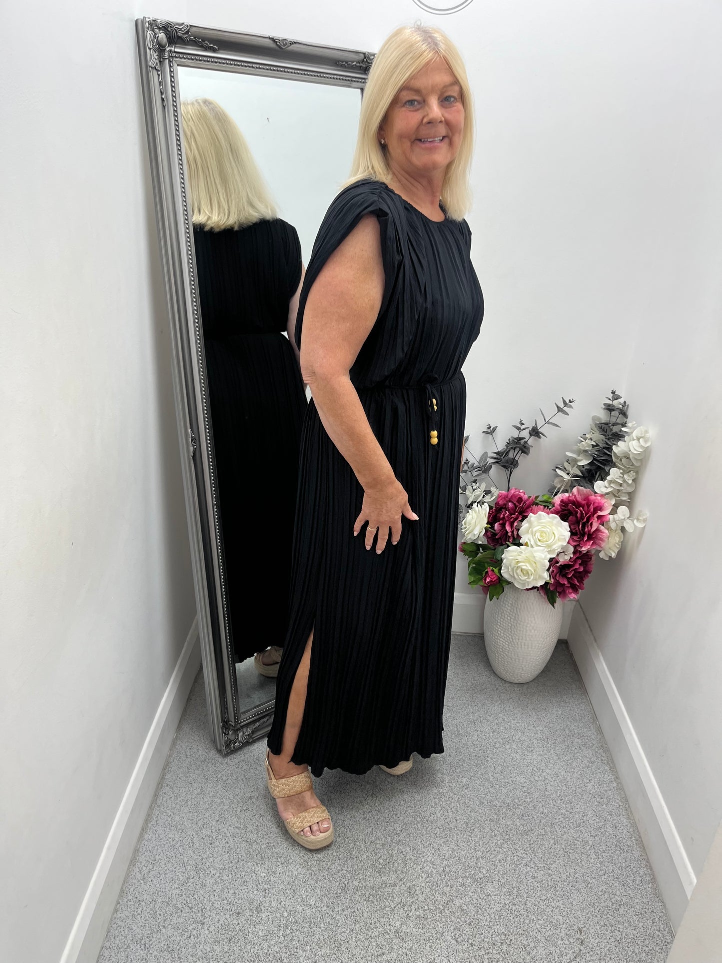Pleated Maxi Dress in 7 colours