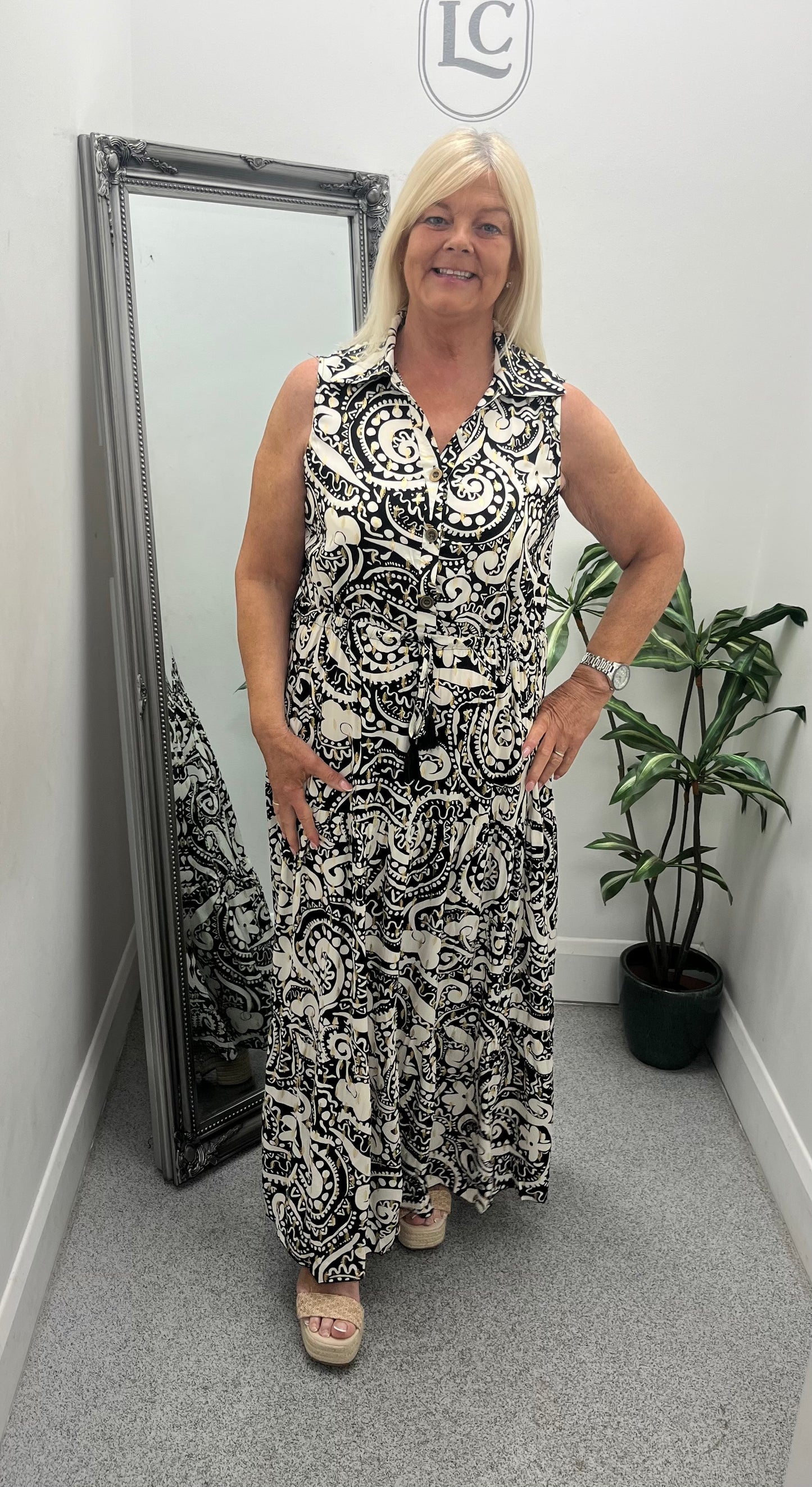 Sleeveless Collar Maxi in 5 colours