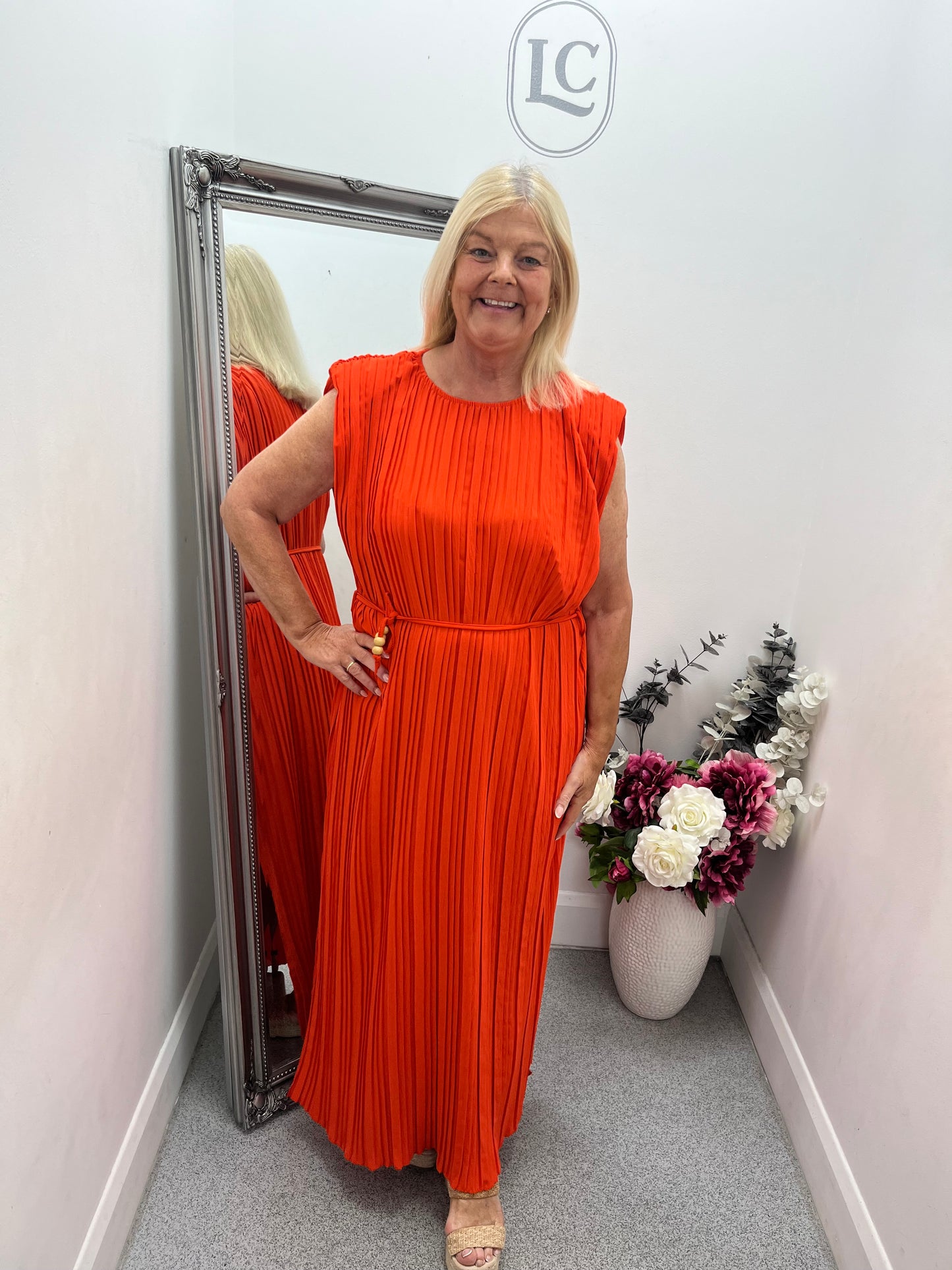 Pleated Maxi Dress in 7 colours